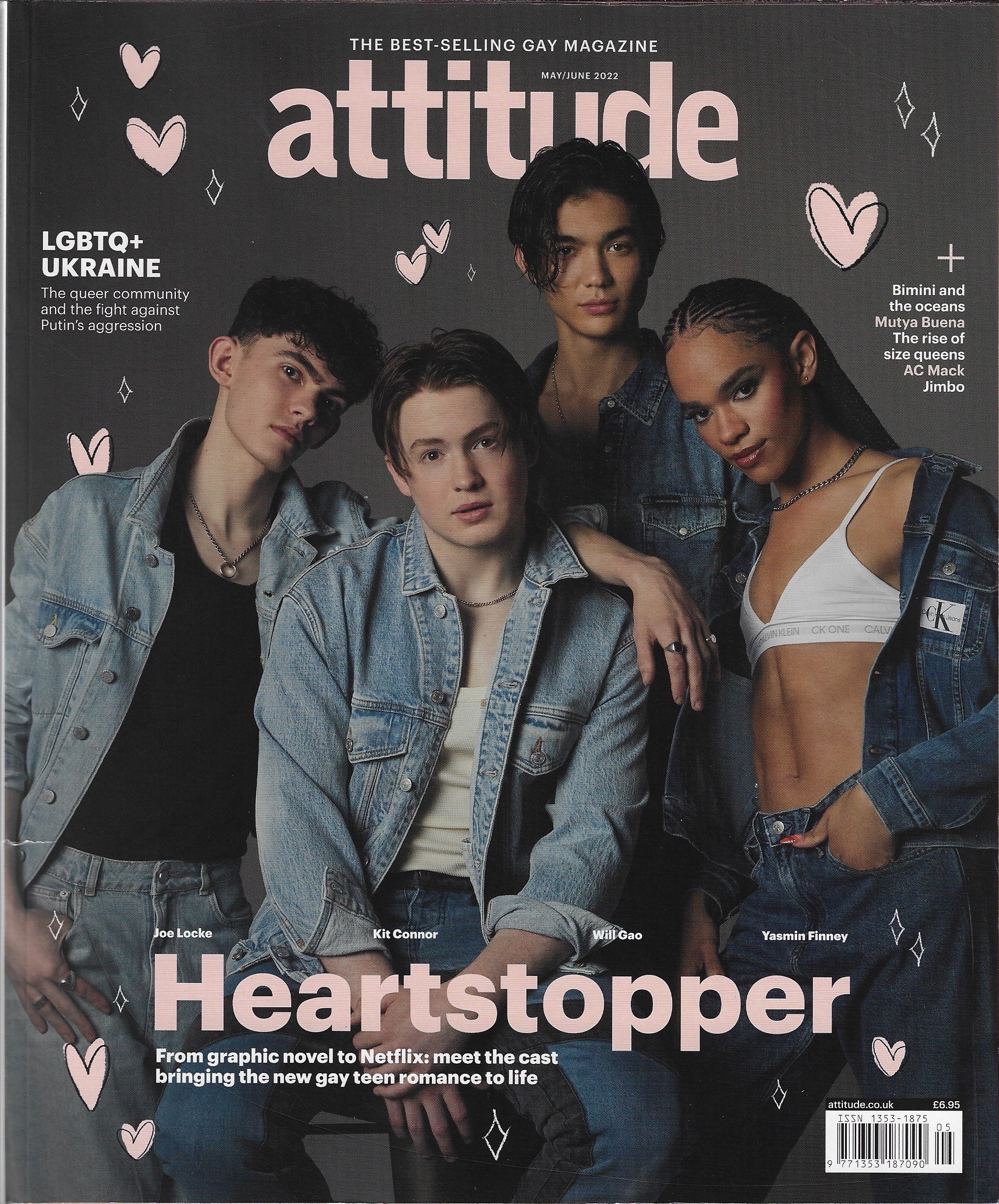 Attitude Magazine 346 - Heartstopper 2022 Kit Connor for Sale