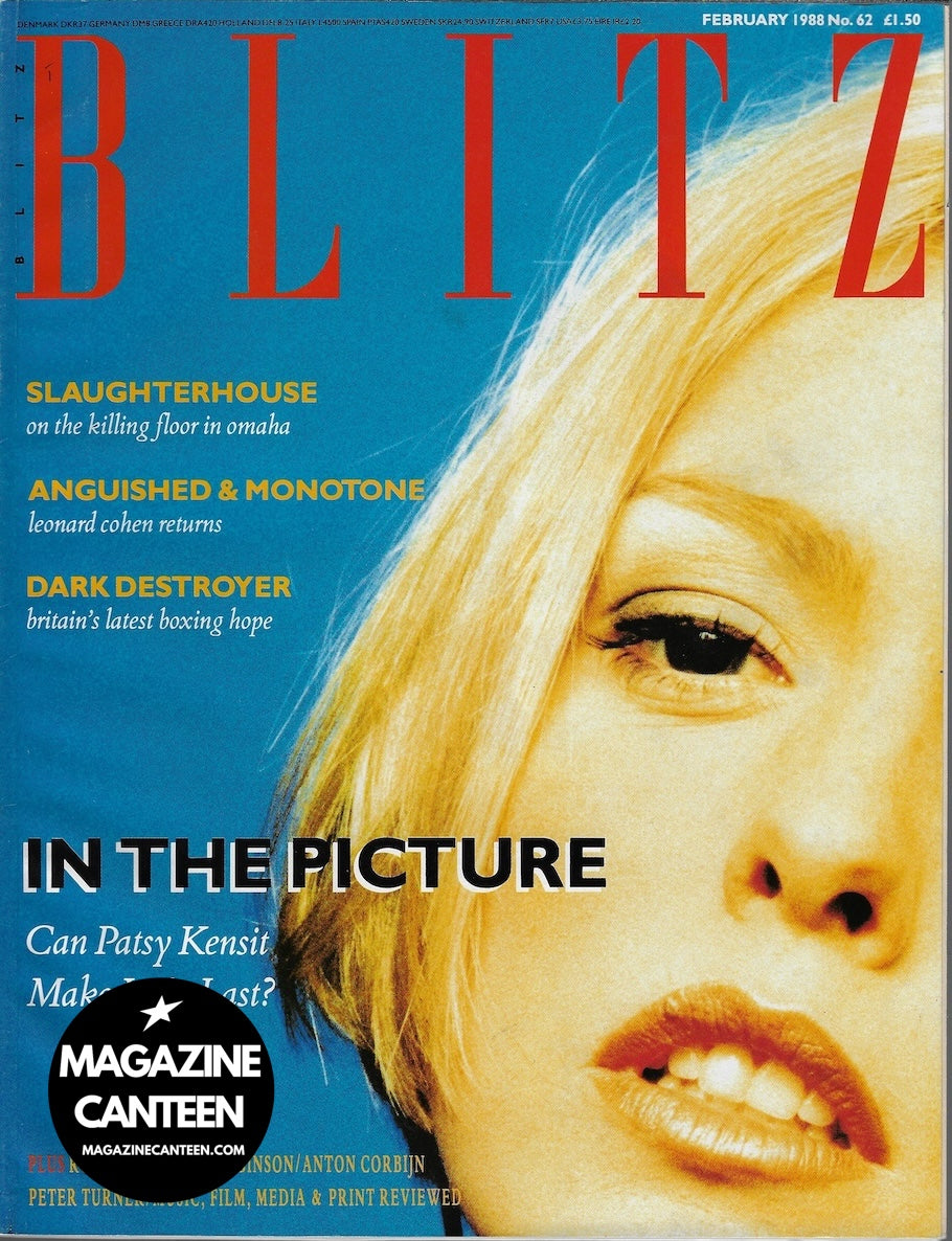 Blitz Magazine - Patsy Kensit Ruby Wax Leonard Cohen – magazine canteen