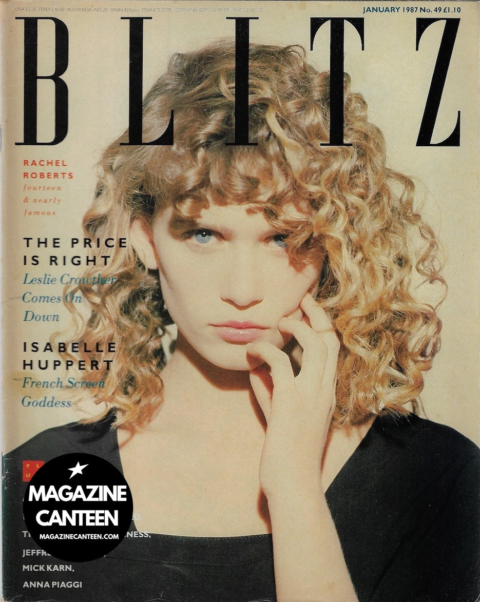 Blitz Magazine - Rachel Roberts Clive Barker Jeffrey Bernard – magazine ...