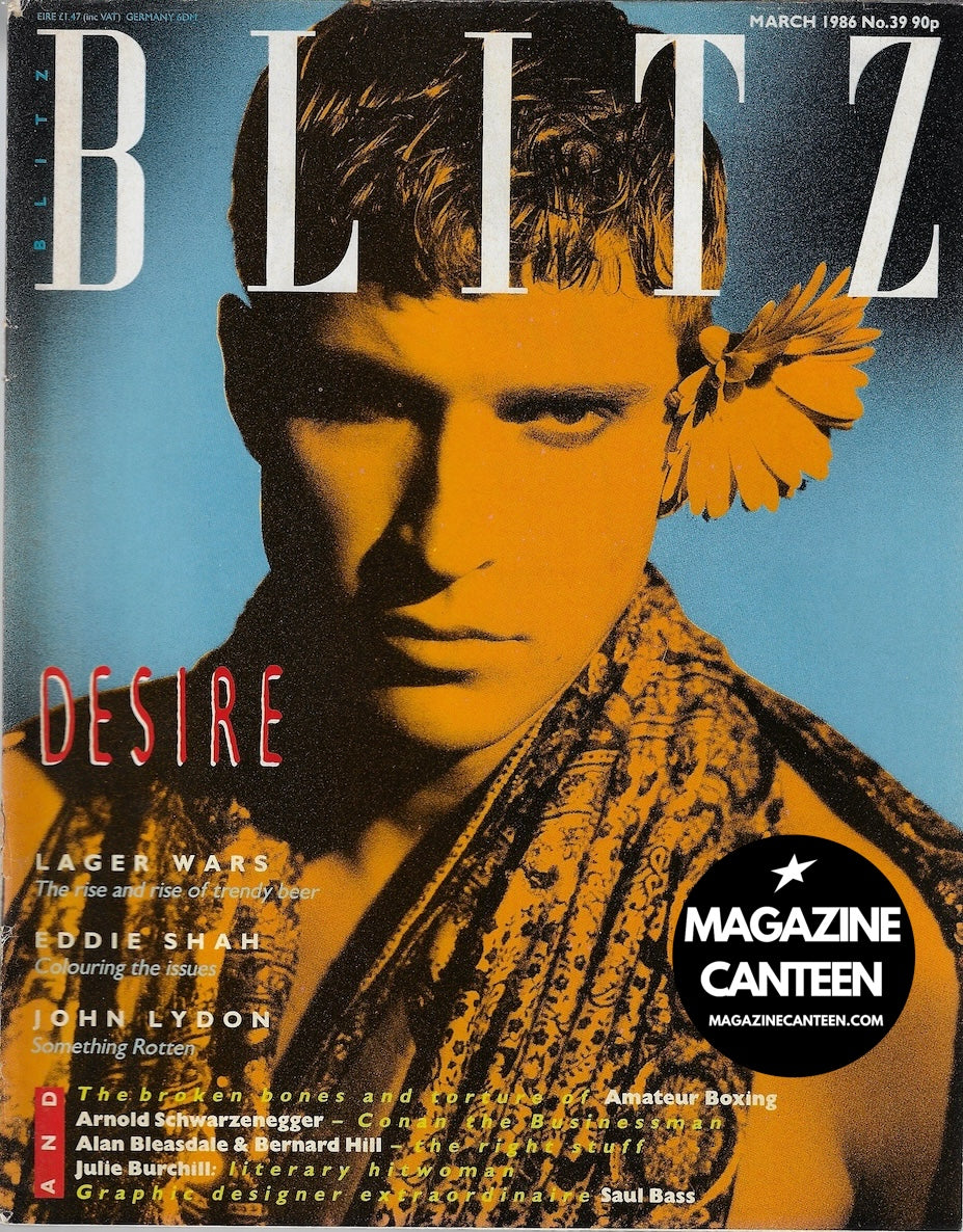 Blitz Magazine - Arnold Schwarzenegger John Lyon – magazine canteen