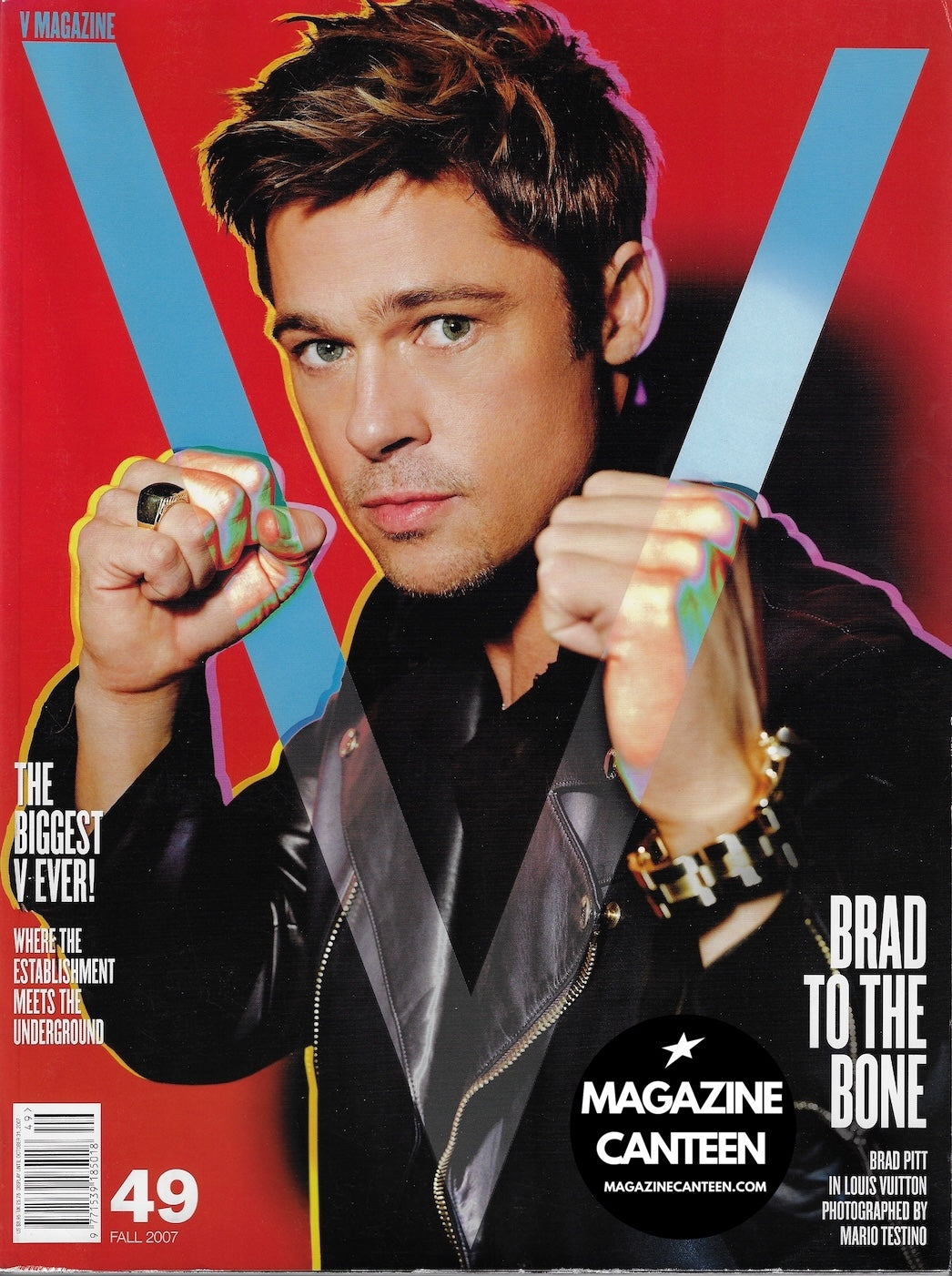 V Magazine 49 - Brad Pitt D