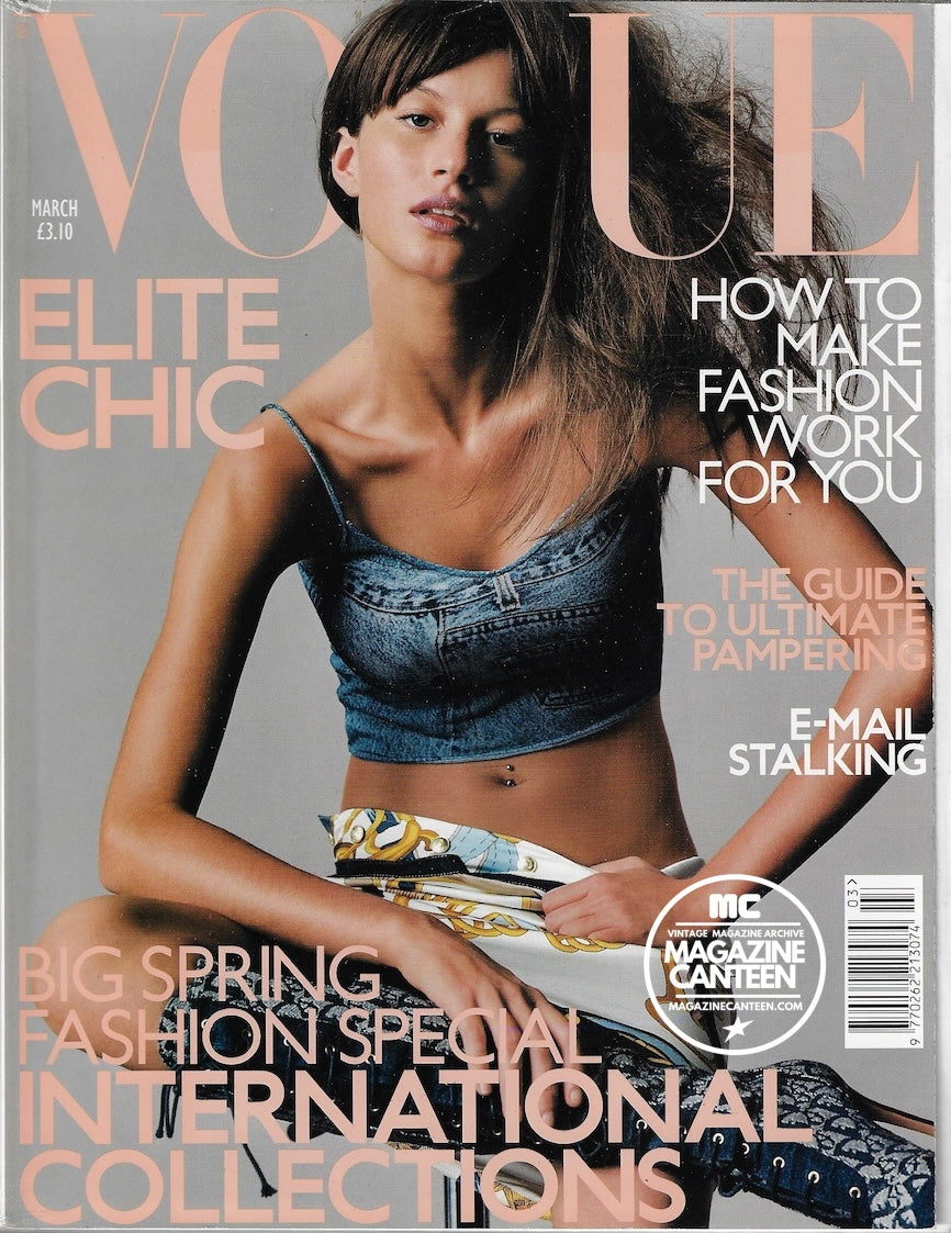 Vogue Magazine March 2000 - GISELE BUNDCHEN Sofia Coppola