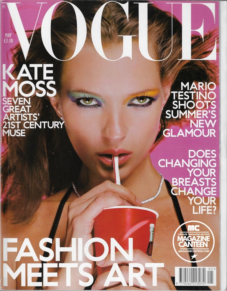 Vogue Magazine May 2000 - KATE MOSS Ana Claudia MARIO TESTINO
