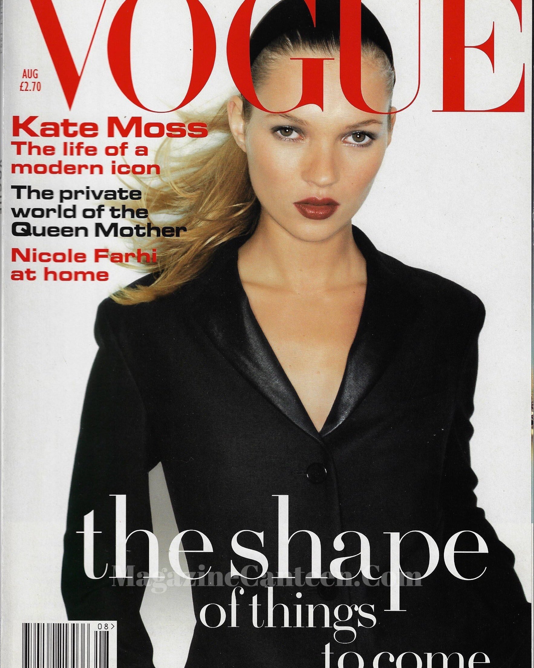 Vogue Magazine August 1994 - Kate Moss Juergen Teller