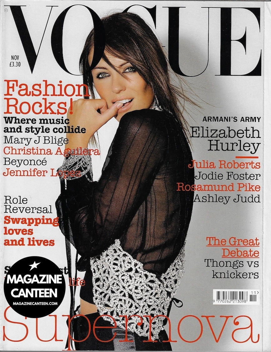 Vogue Magazine November 2003 - Elizabeth Hurley 
