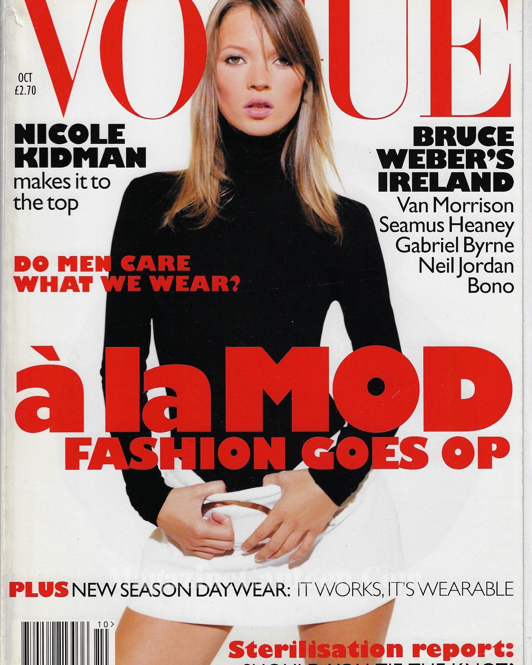 Vogue Magazine October 1995 - Kate Moss