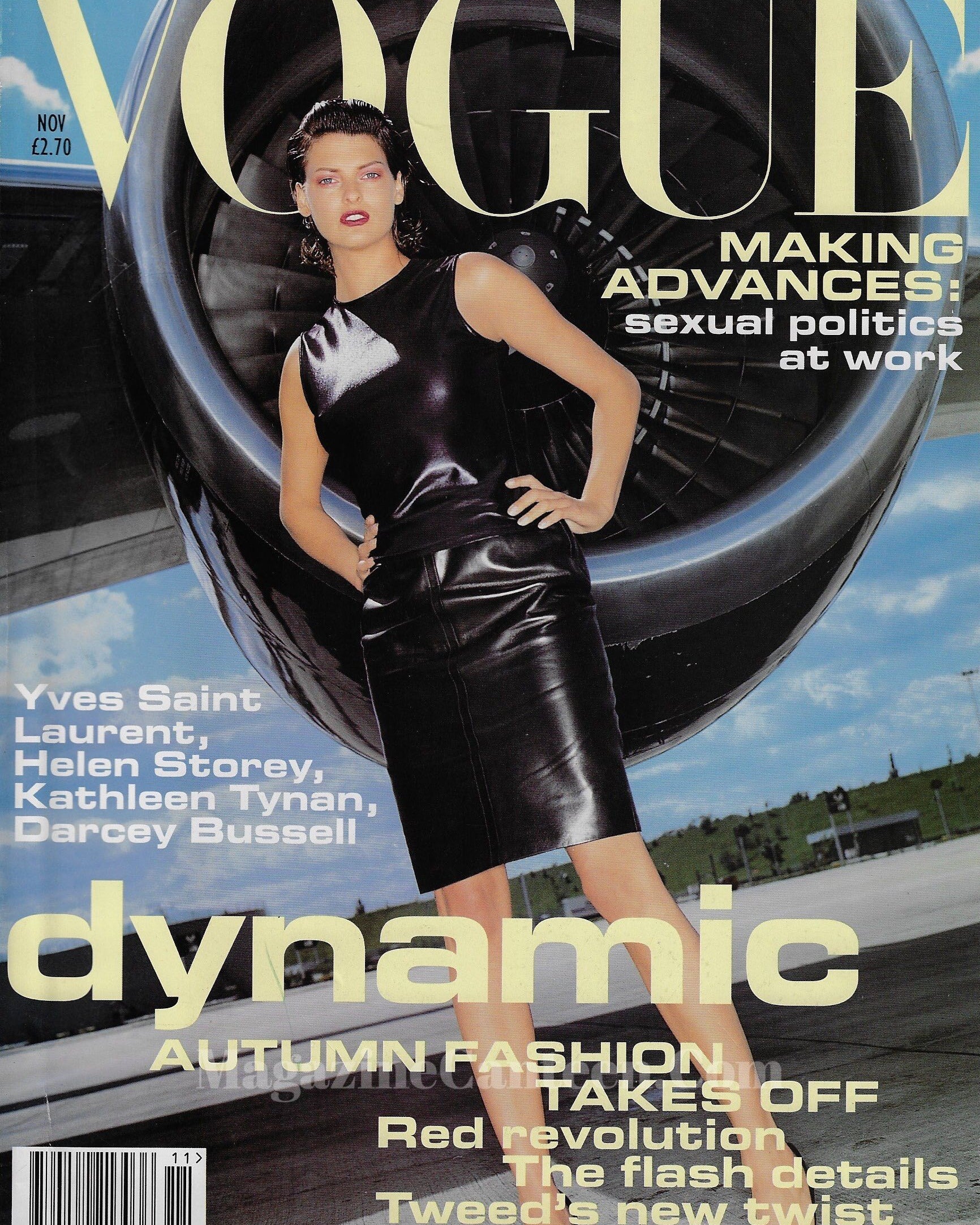 Vogue Magazine November 1994 - Linda Evangelista