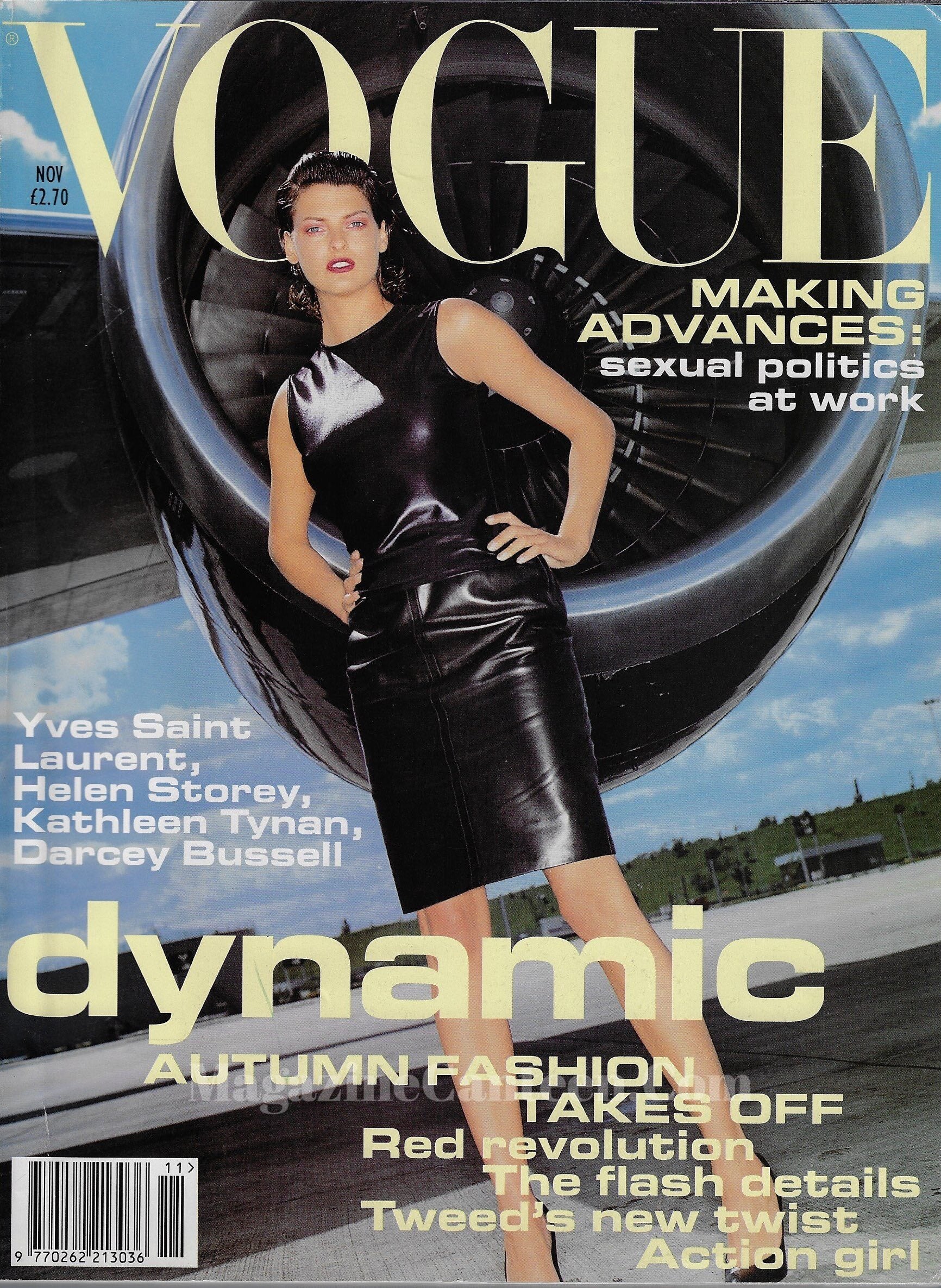 Vogue Magazine November 1994 - Linda Evangelista