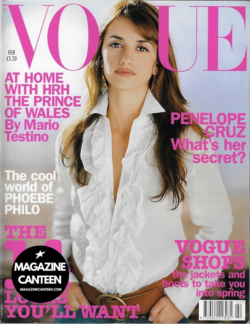 Vogue Magazine February 2002 - Penelope Cruz 