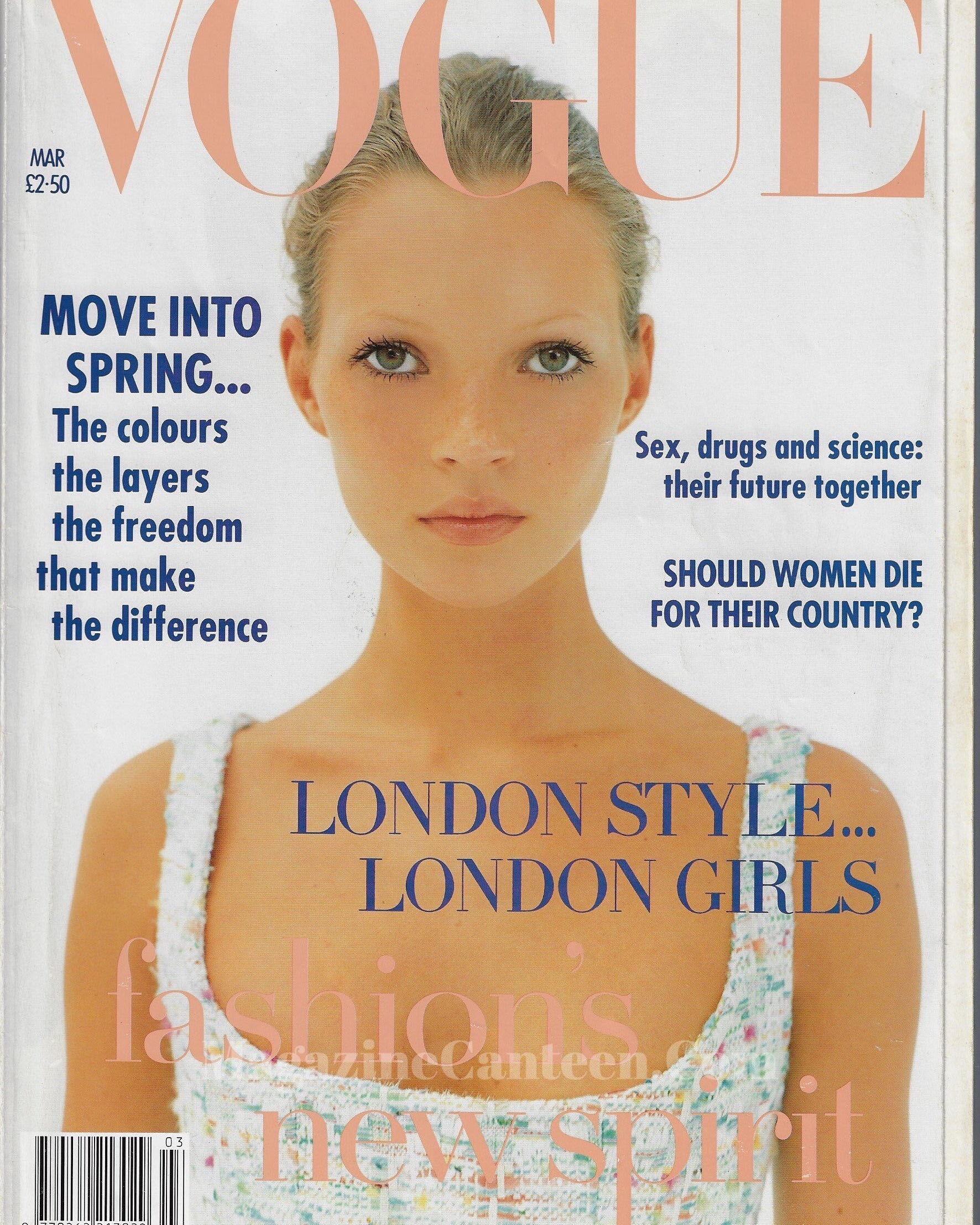 Vogue Magazine March 1993 - Kate Moss Corinne Day B