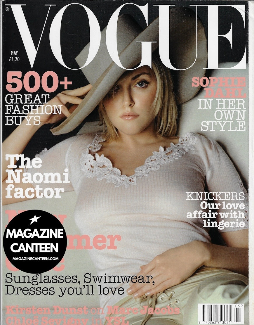Vogue Magazine May 2002 - Sophie Dahl