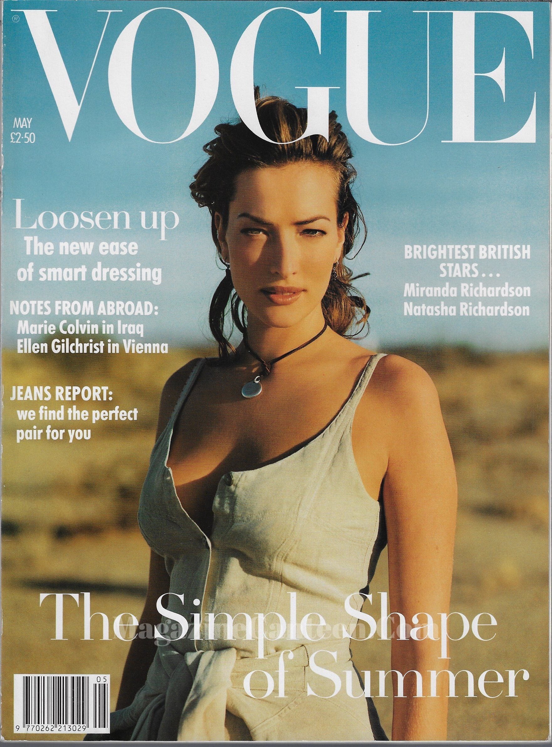 Vogue Magazine May 1993 - Tatjana Patitz