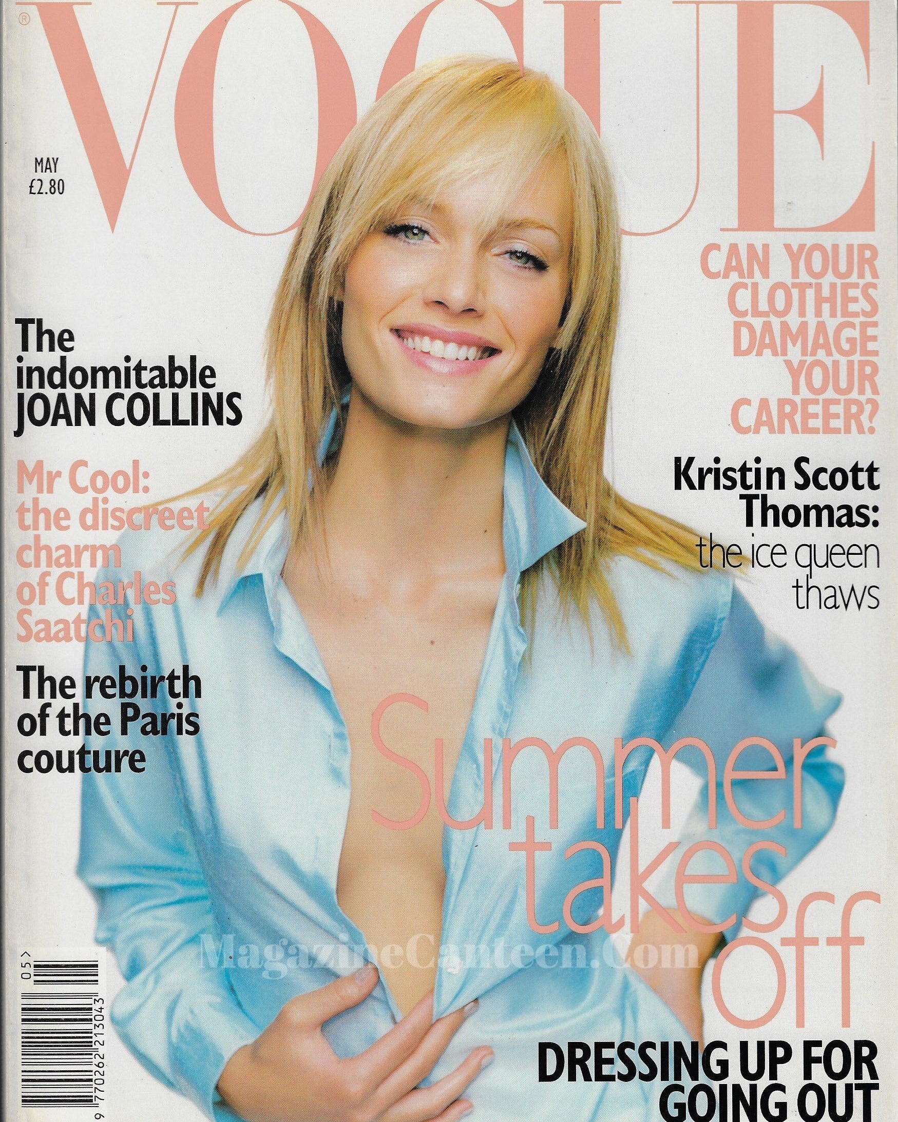 Vogue Magazine May 1996 - Amber Valletta