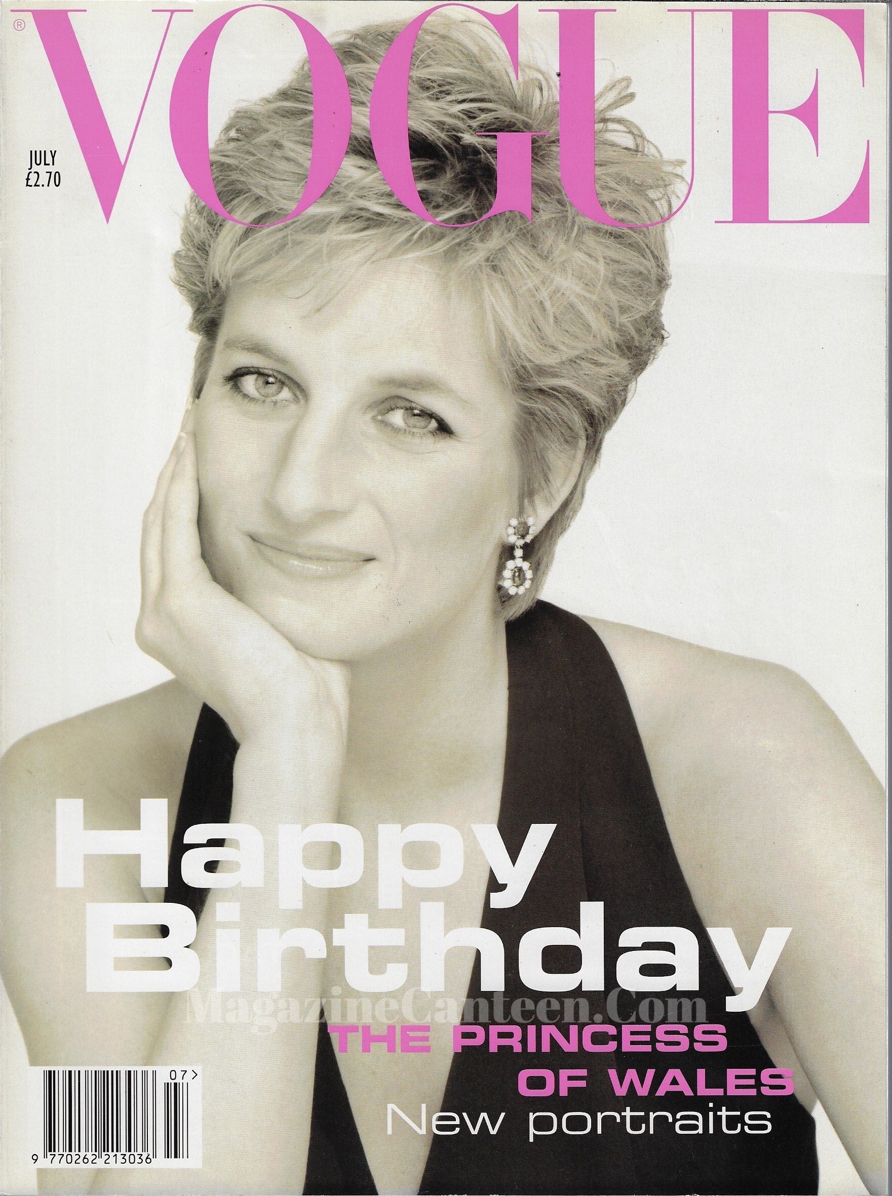 Vogue Magazine July 1994 - Princess Diana