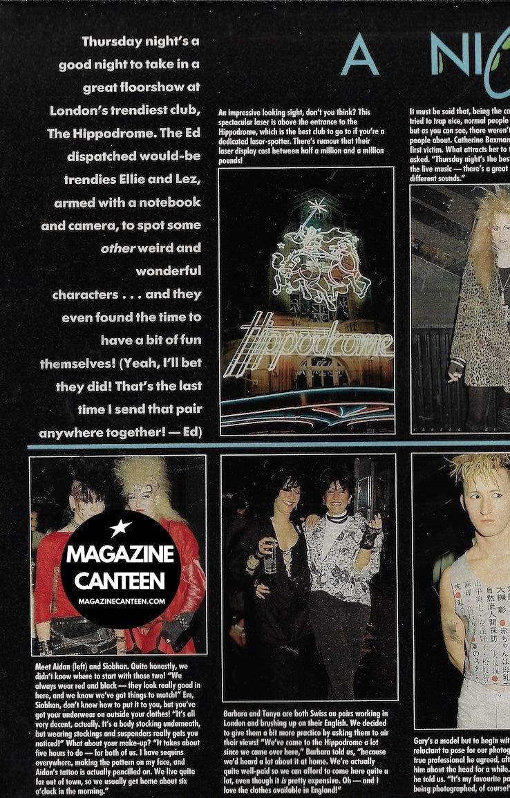 RARE MAGAZINE Poss AIDEN SHAW Young HIPPODROME