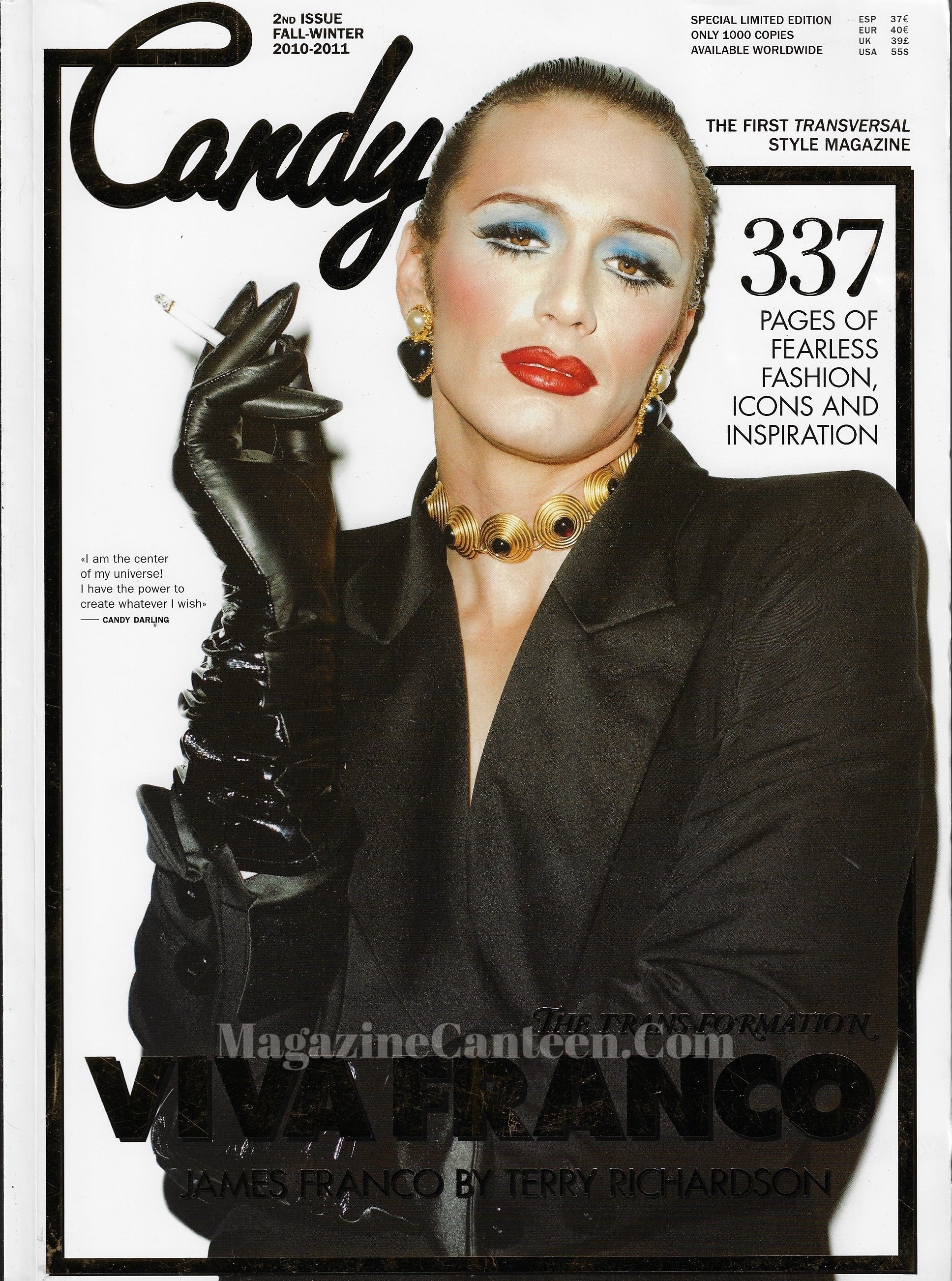 Candy Magazine Feature Candy Magazine Issue 2 - James Franco – magazine canteen
