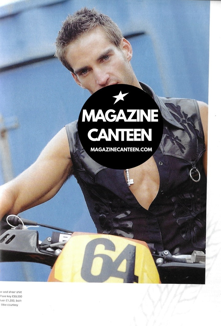 male model peter jackson magazine