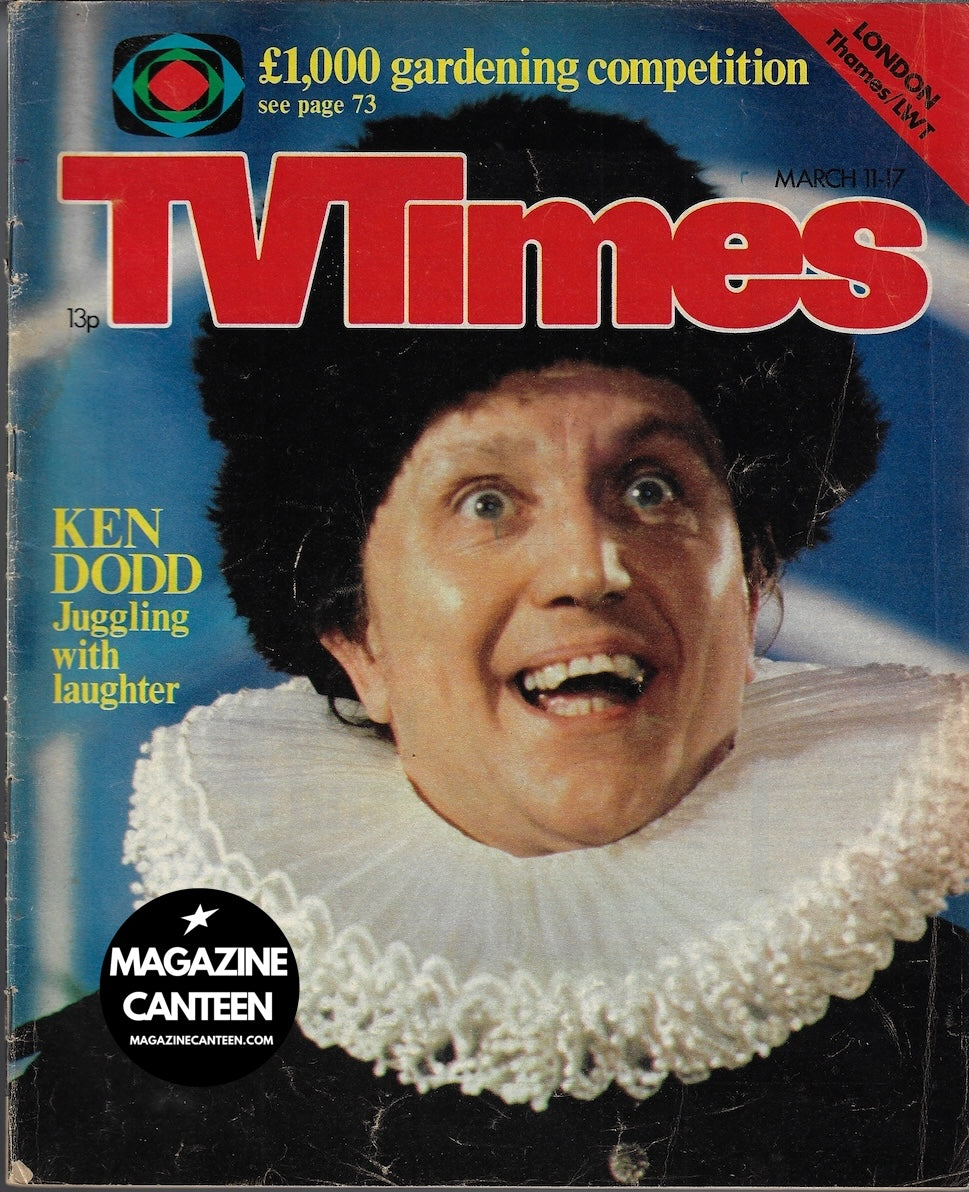 TV Times Magazine 1978 - Ken Dodd ANNIE ROSS – magazine canteen