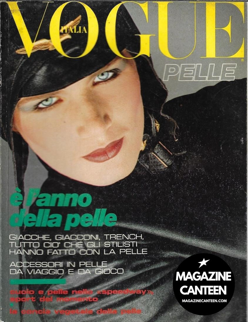 Vogue Italia Magazine Pelle 1978 - Gianni Spinazzola HARRI PECCINOTTI Enrico Mangiagalli