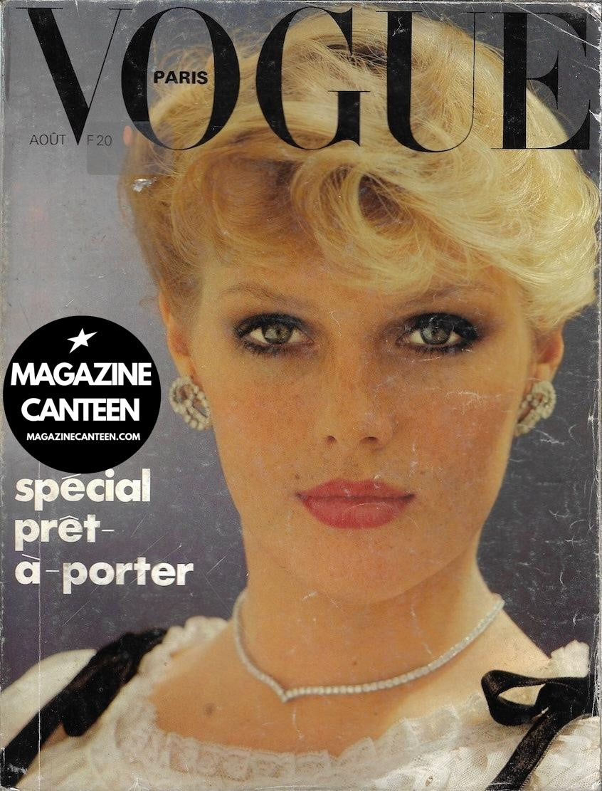 Vogue Paris Magazine 1977 - Patti Hansen HELMUT NEWTON Guy Bourdin