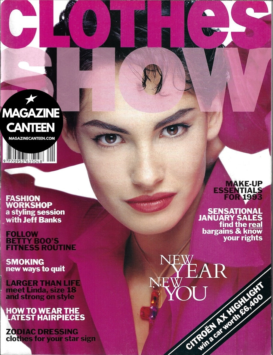 Clothes Show Magazine - Betty Boo MIKE OWEN Bella Freud – magazine canteen