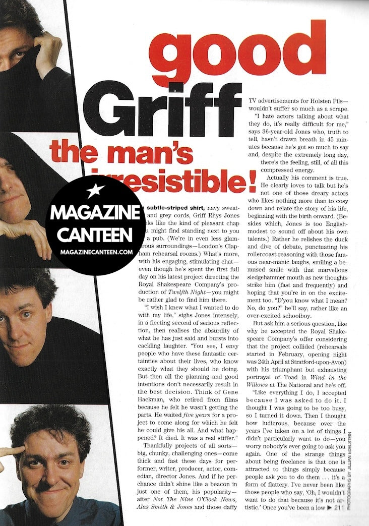 Griff Magazine Cosmopolitan Magazine - GRIFF RHYS JONES Good Griff Edelstein ...