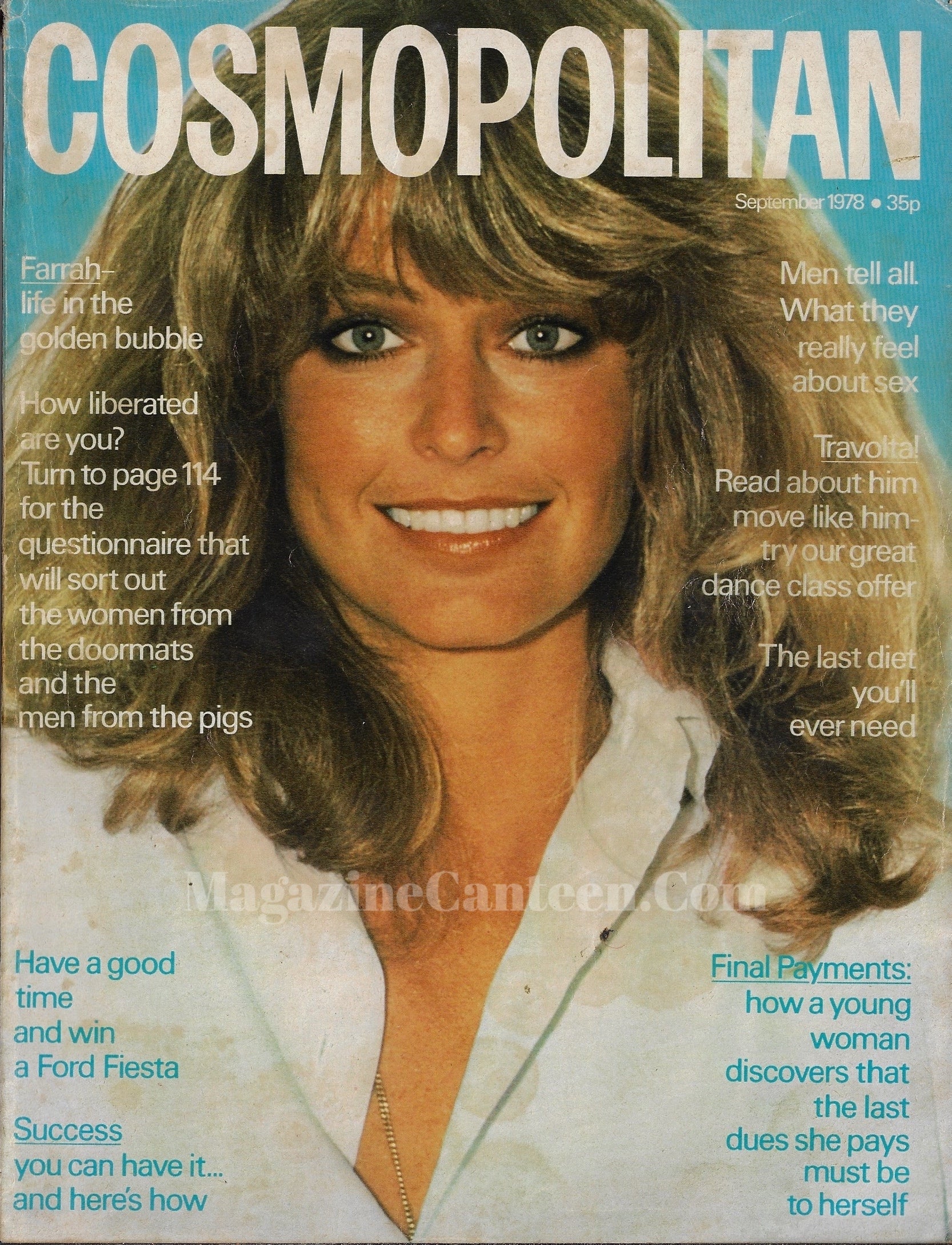 Cosmopolitan Magazine - Farrah Fawcett