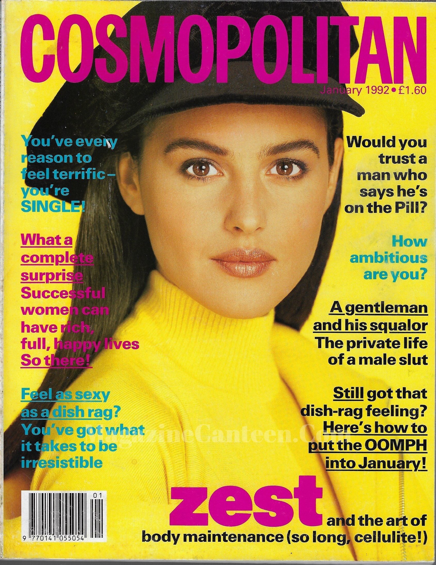  Cosmopolitan Magazine - Monica Bellucci 1992 for sale