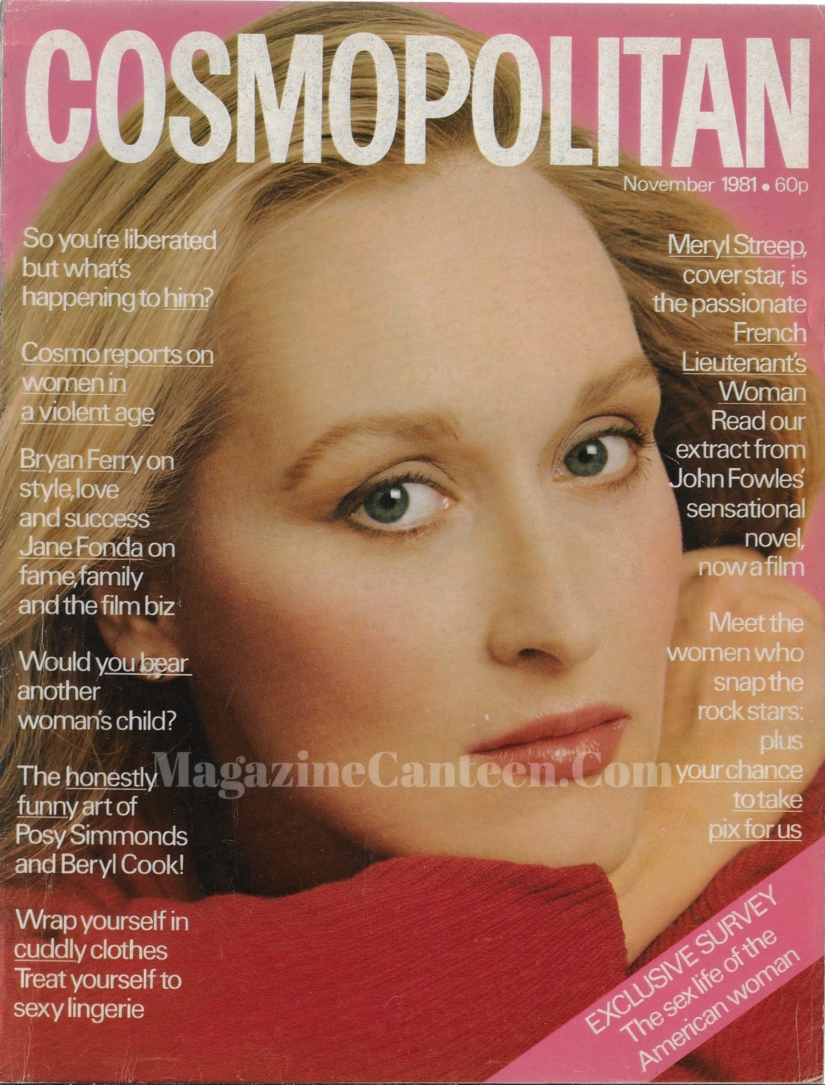 Cosmopolitan Magazine - Meryl Streep