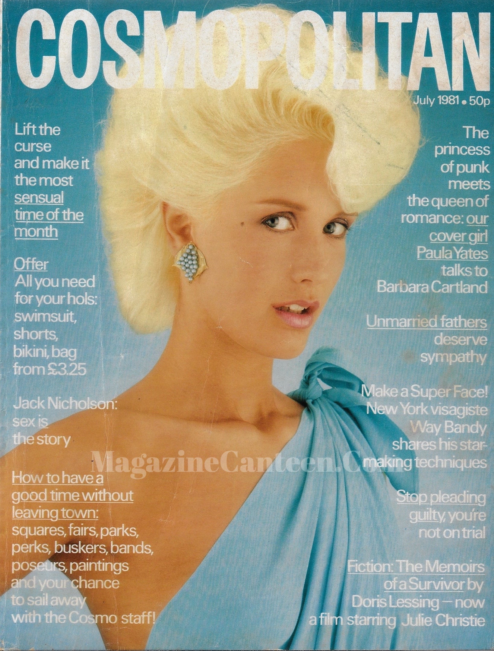 Cosmopolitan Magazine - Paula Yates