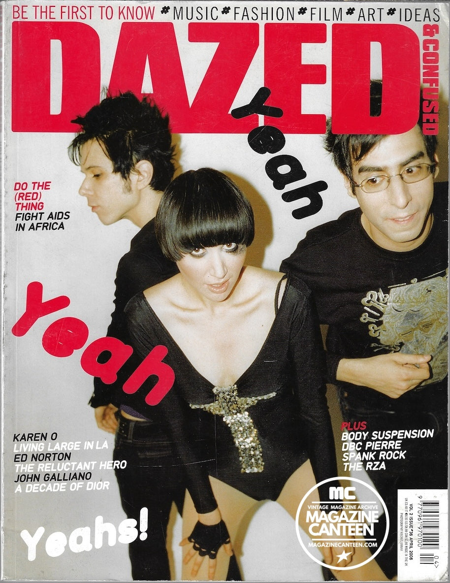 Dazed & Confused Magazine - The YEAH YEAH YEAHS Edward Norton
