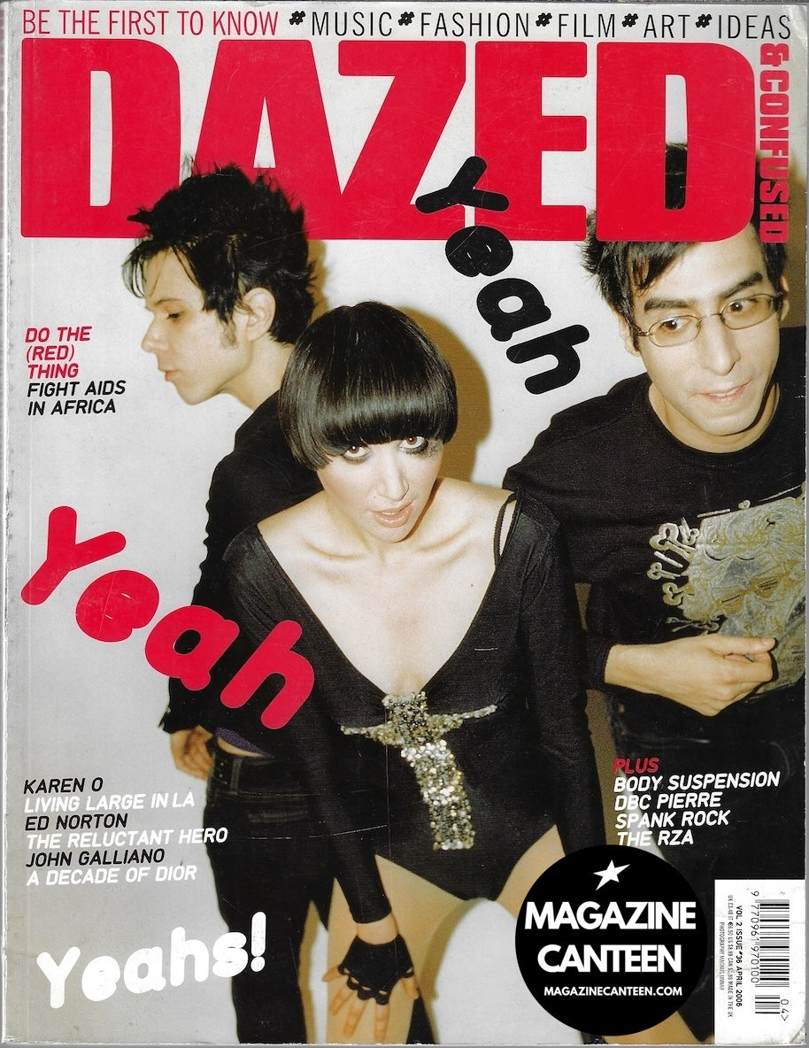 Dazed & Confused Magazine - The YEAH YEAH YEAHS Edward Norton