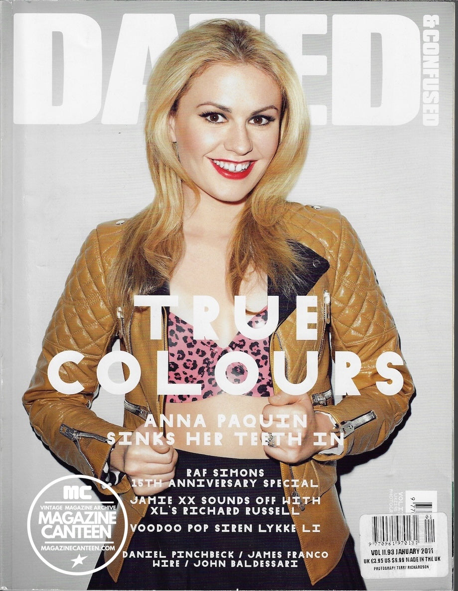 Dazed & Confused Magazine - ANNA PAQUIN Terry Richardson RAF SIMONS 2011