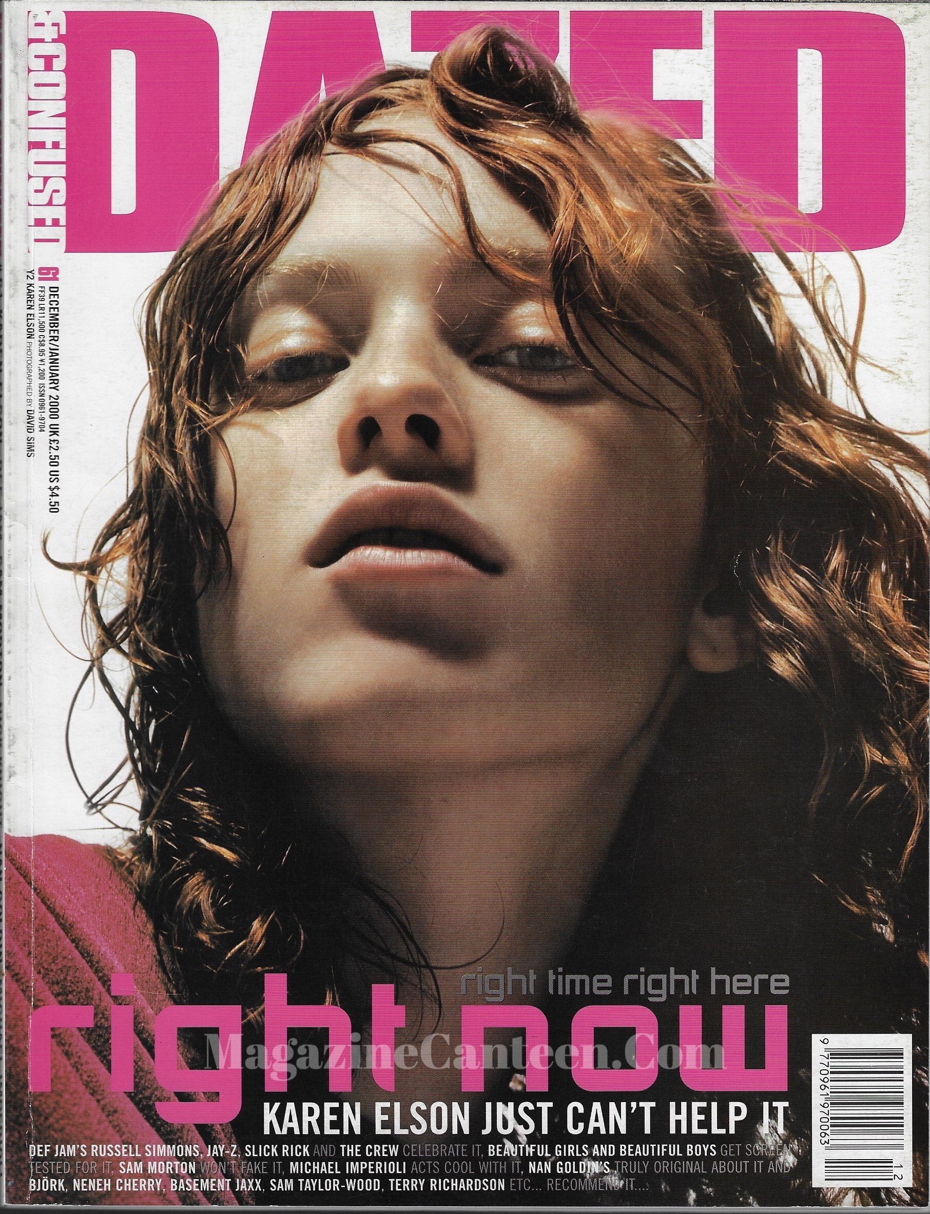 Dazed & Confused Magazine 2000 - Karen Elson