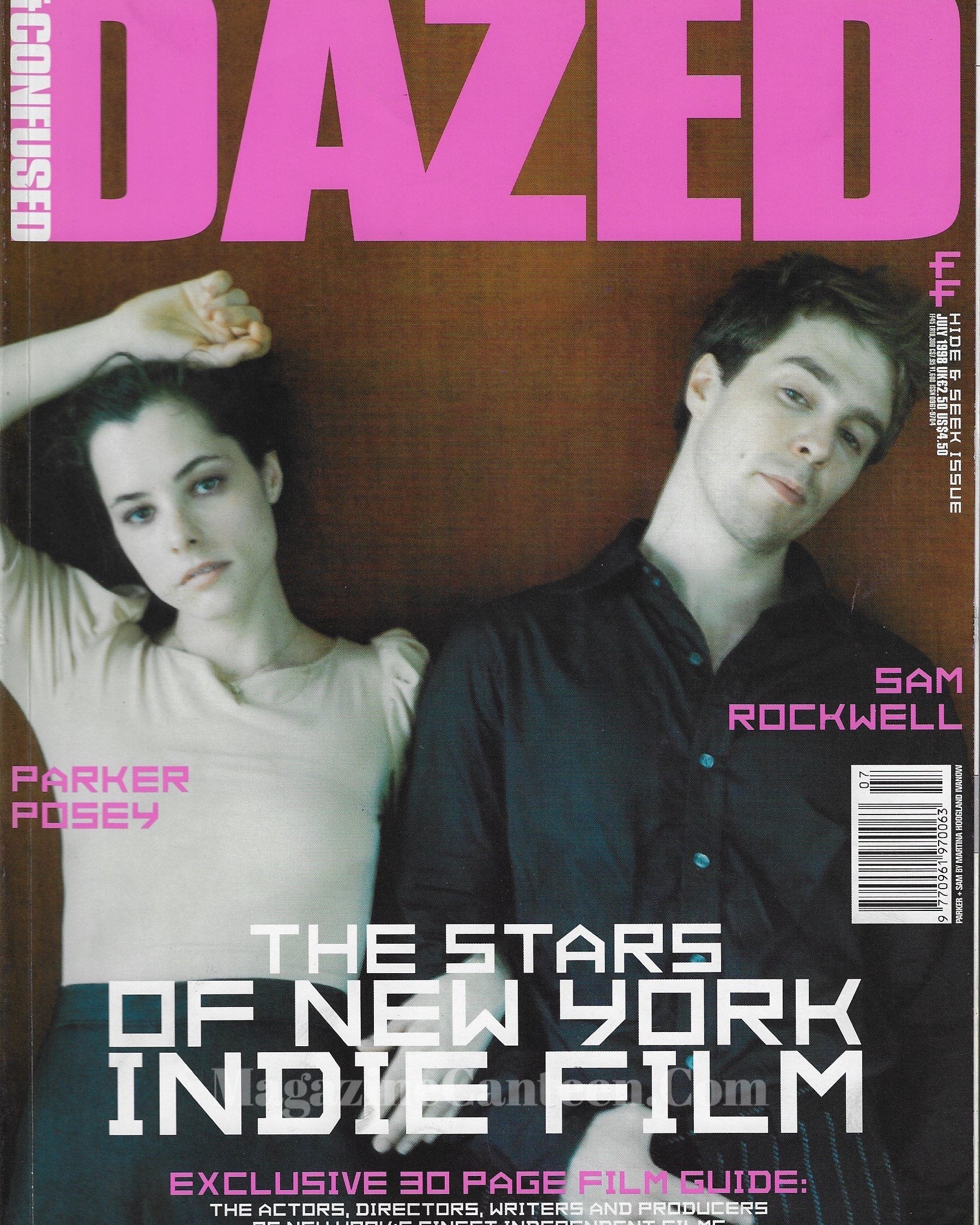 Dazed & Confused Magazine 1998 - Sam Rockwell & Parker Posey
