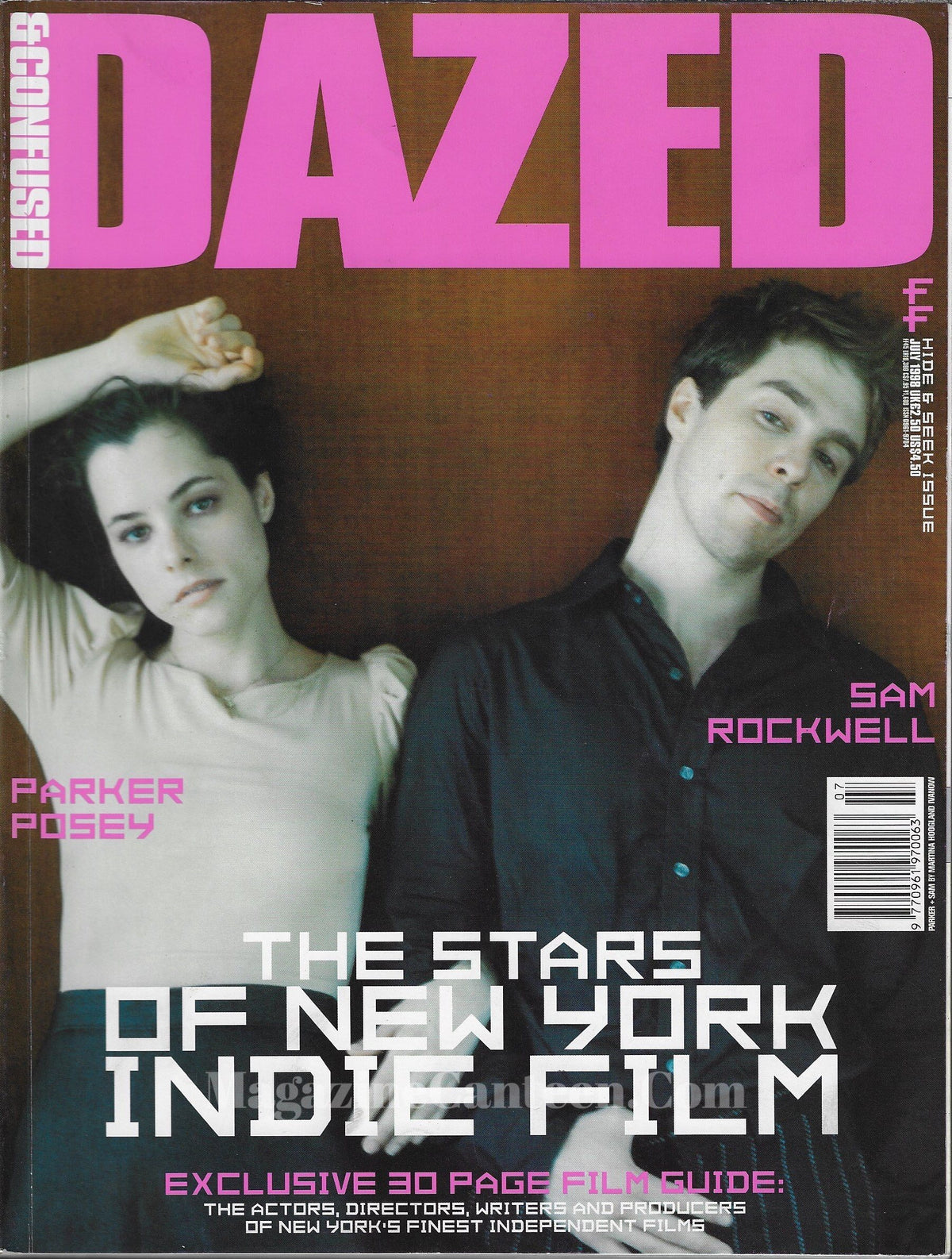 Dazed & Confused Magazine 1998 - Sam Rockwell & Parker Posey – magazine ...