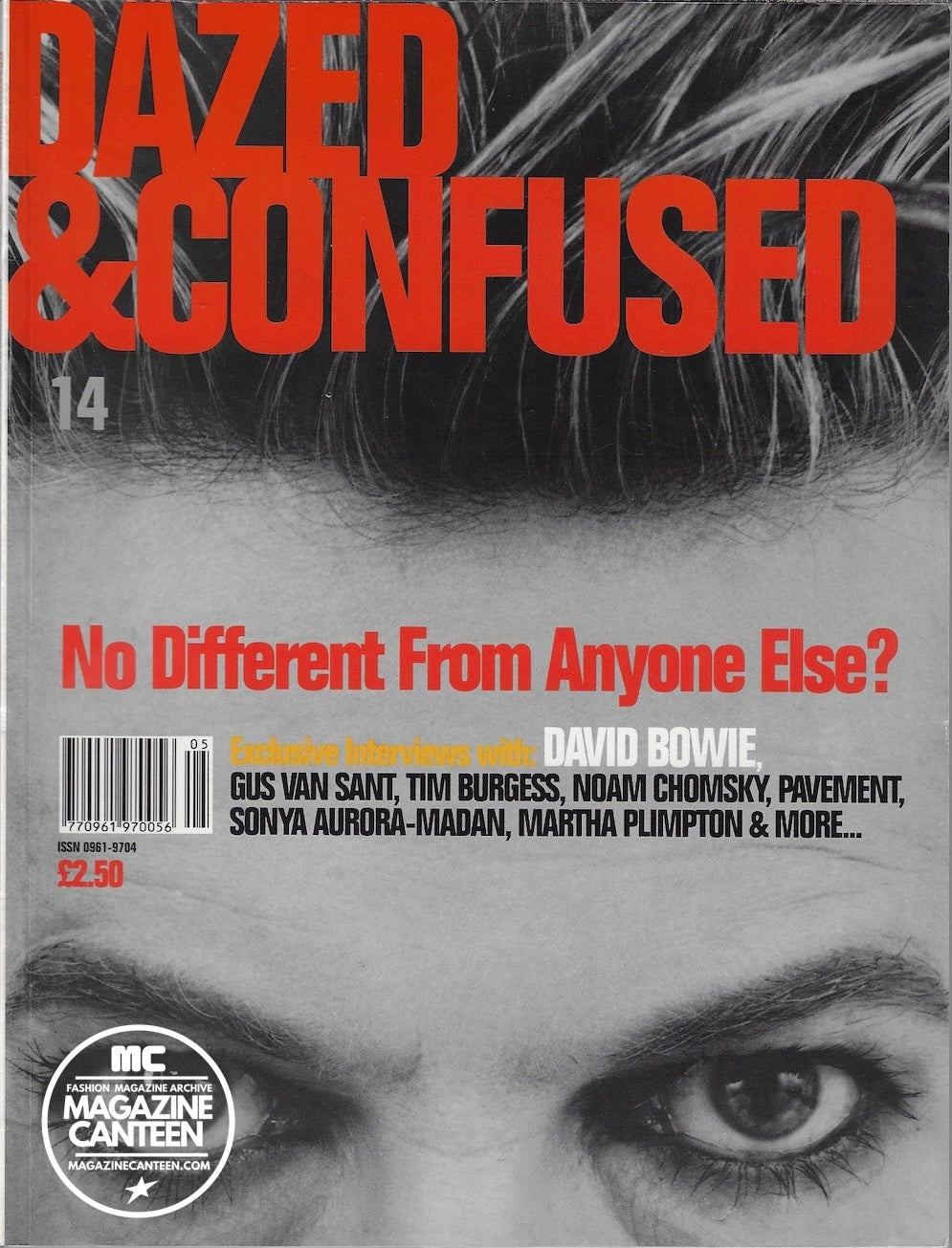 Dazed & Confused - DAVID BOWIE 1995 Gus Van Sant RANKIN