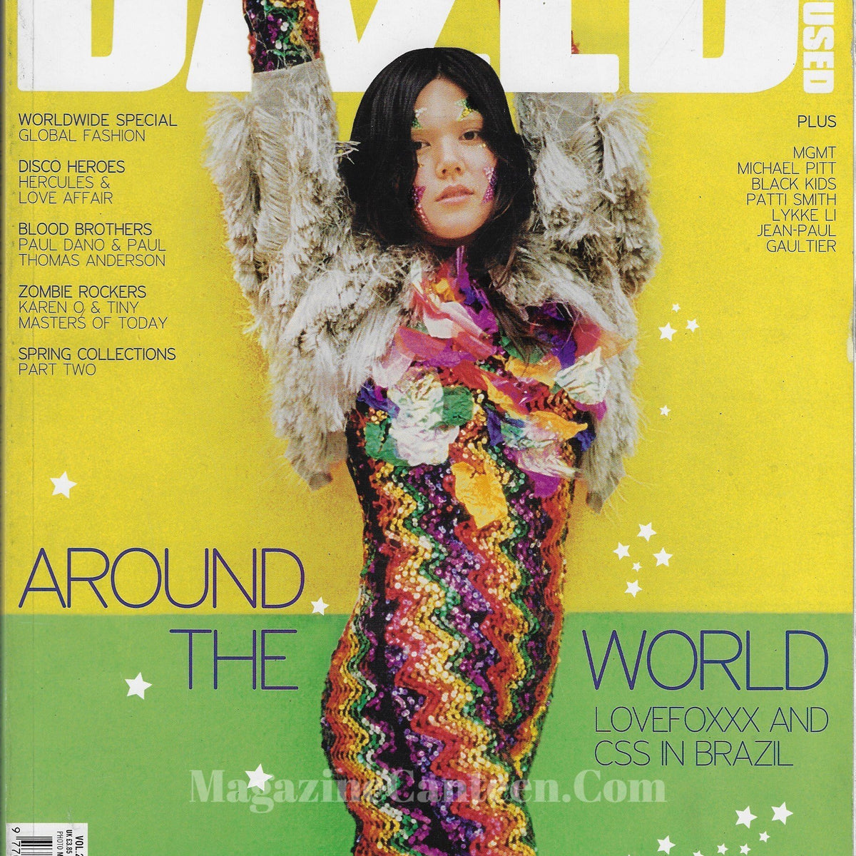 Dazed & Confused Magazine 2008 - CSS Lovefoxxx – magazine canteen