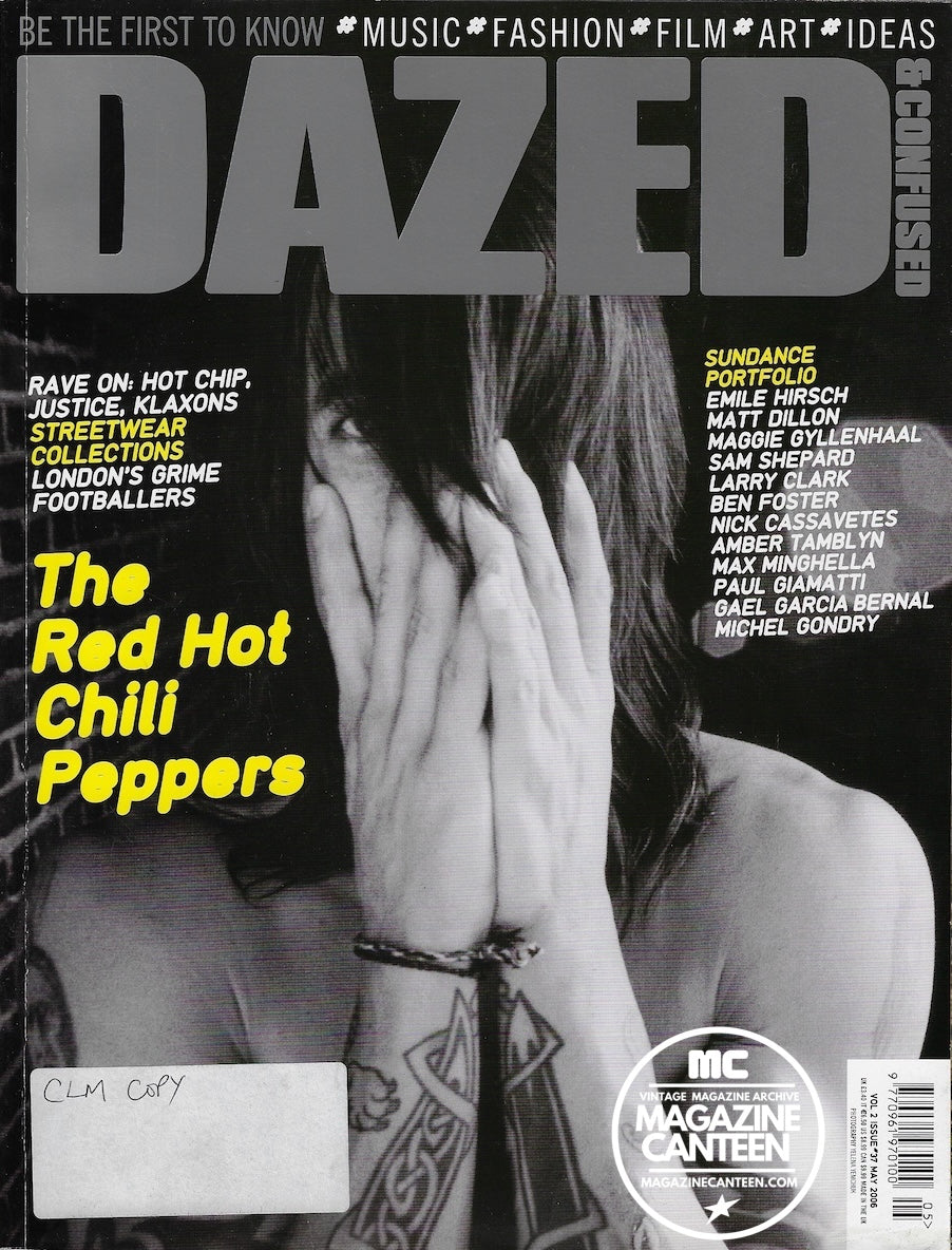 Dazed & Confused Magazine - ANTHONY KIEDIS The Red Hot Chili Peppers