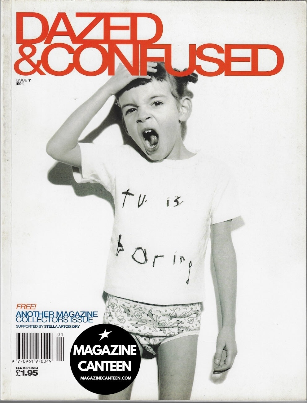 Dazed & Confused Magazine - RANKIN TV Is Boring 1994 ISABELLA BLOW