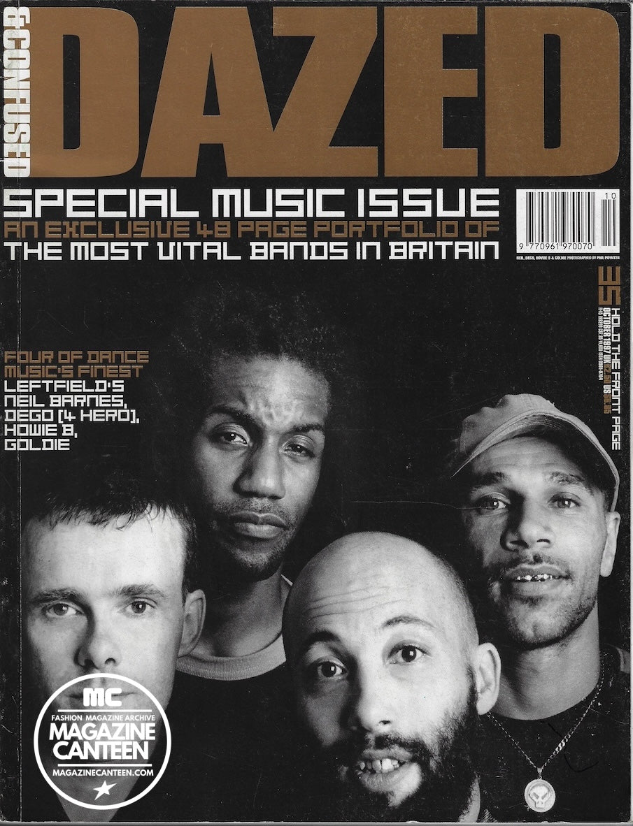 Dazed & Confused Magazine - GOLDIE Leftfield KEITH FLINT Death In Vegas