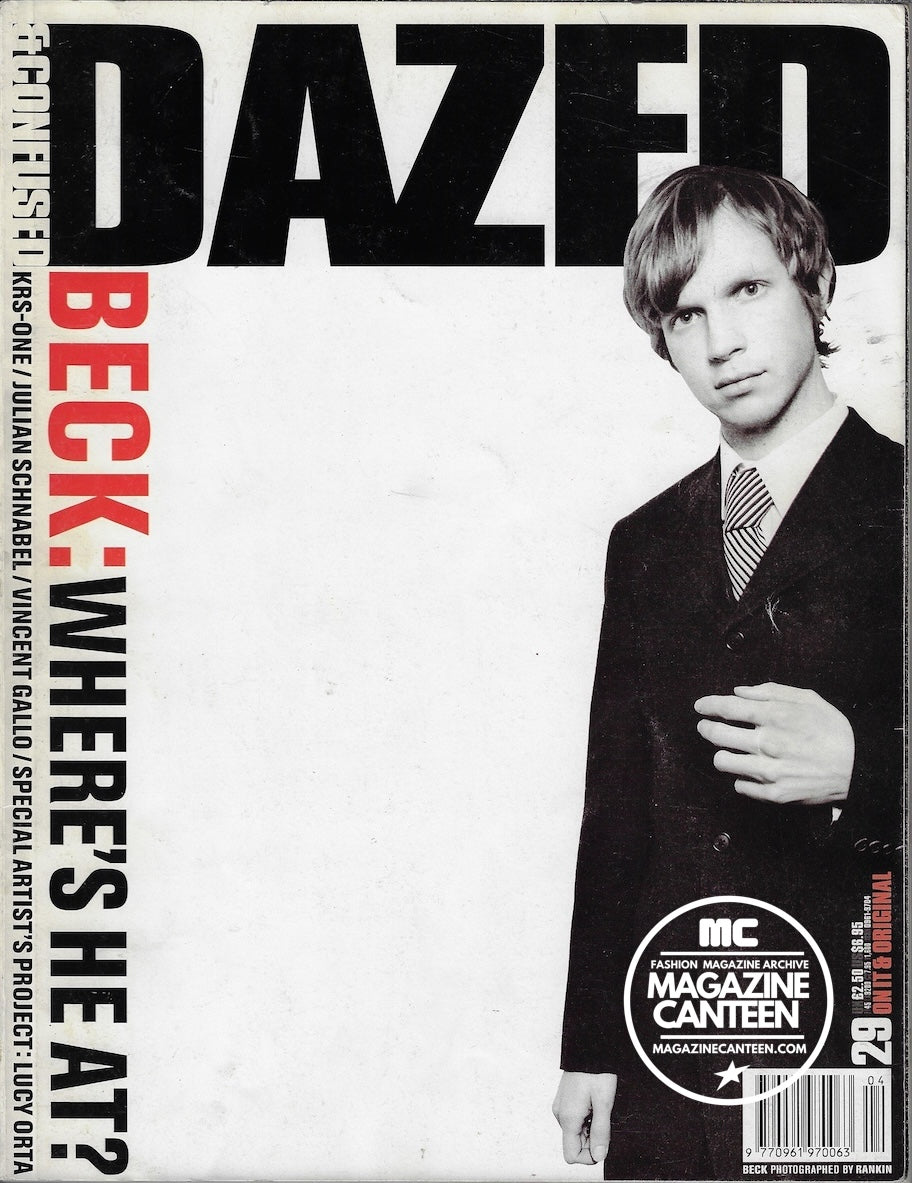 Dazed & Confused Magazine - BECK Rankin VINCENT GALLO 1997
