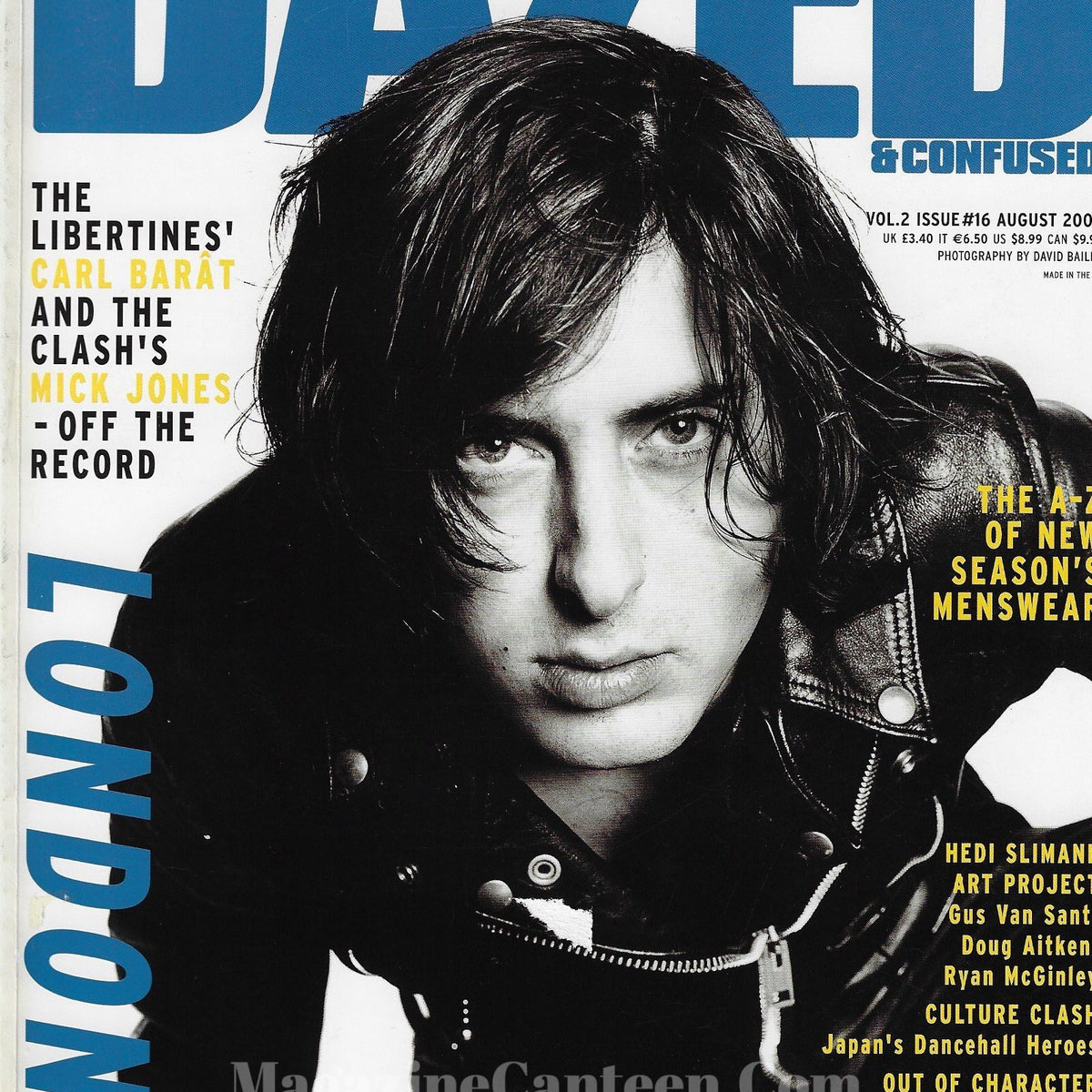 Dazed & Confused Magazine 2004 - Carl Barat – magazine canteen