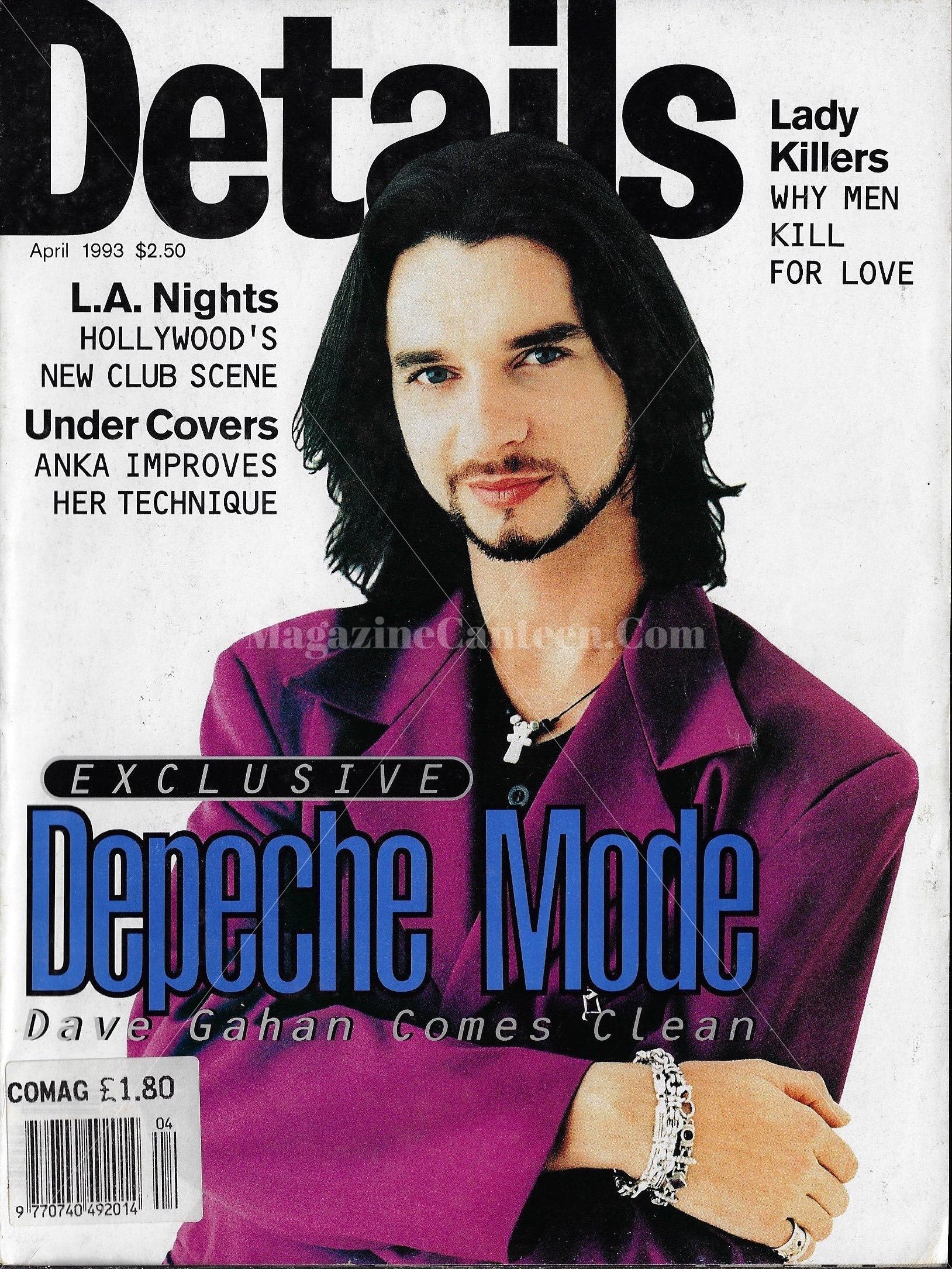 Details Magazine - Dave Gahan depeche mode