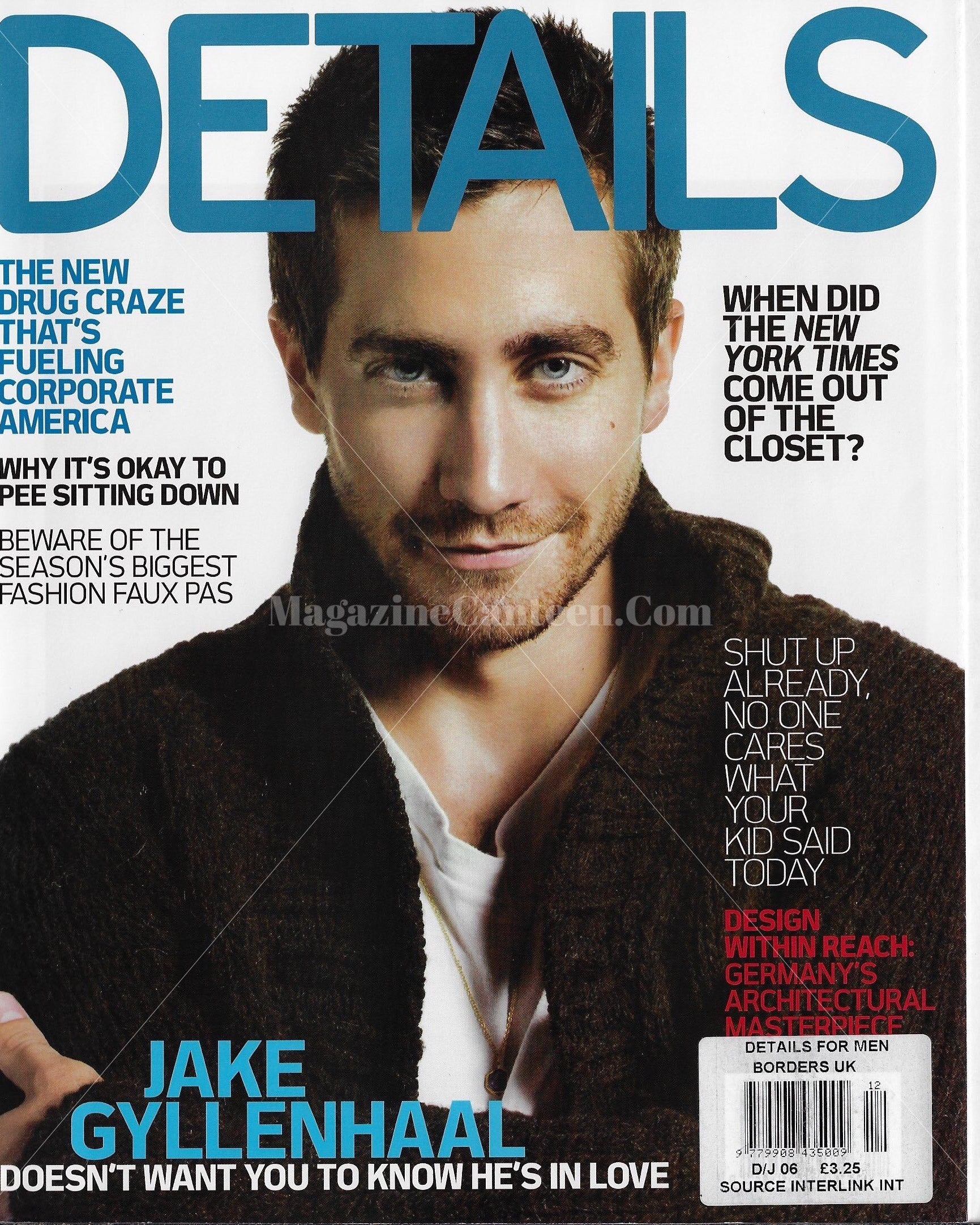 Details Magazine - Jake Gyllenhaal