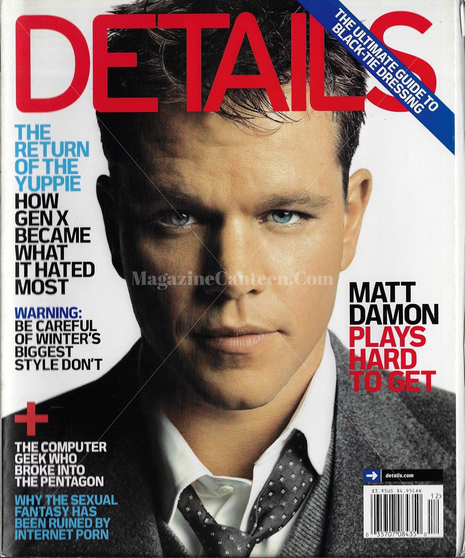 Details Magazine - Matt Damon