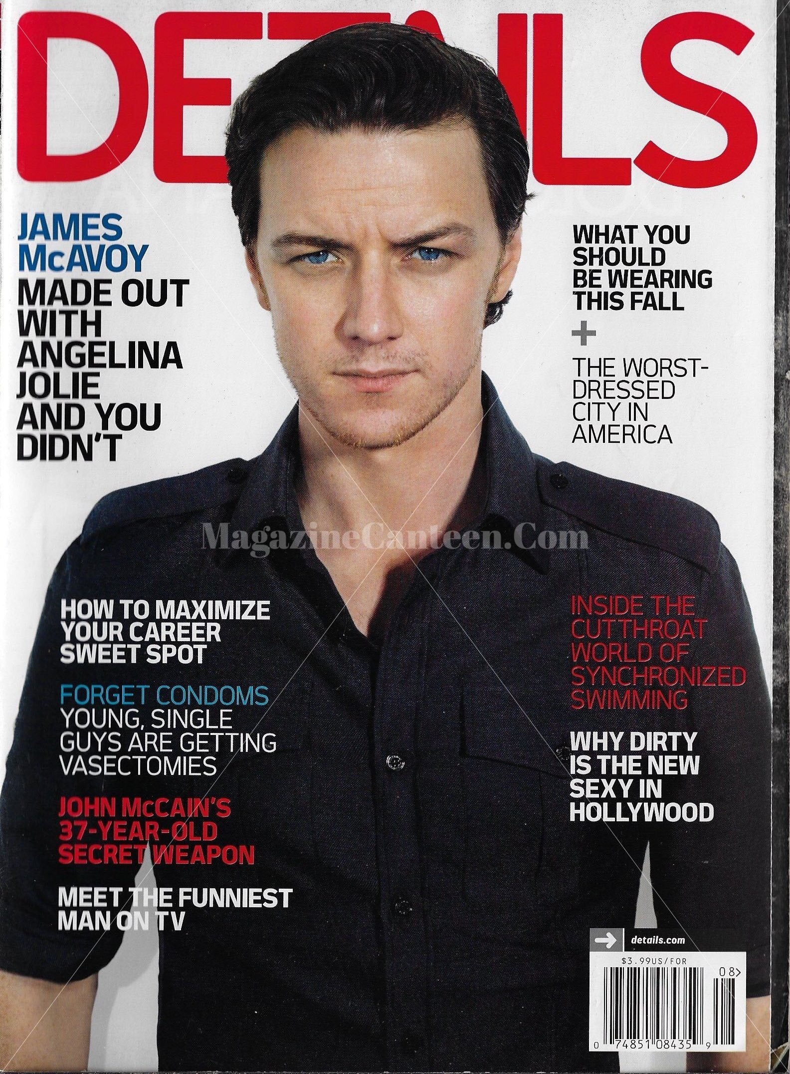 Details Magazine - James McAvoy