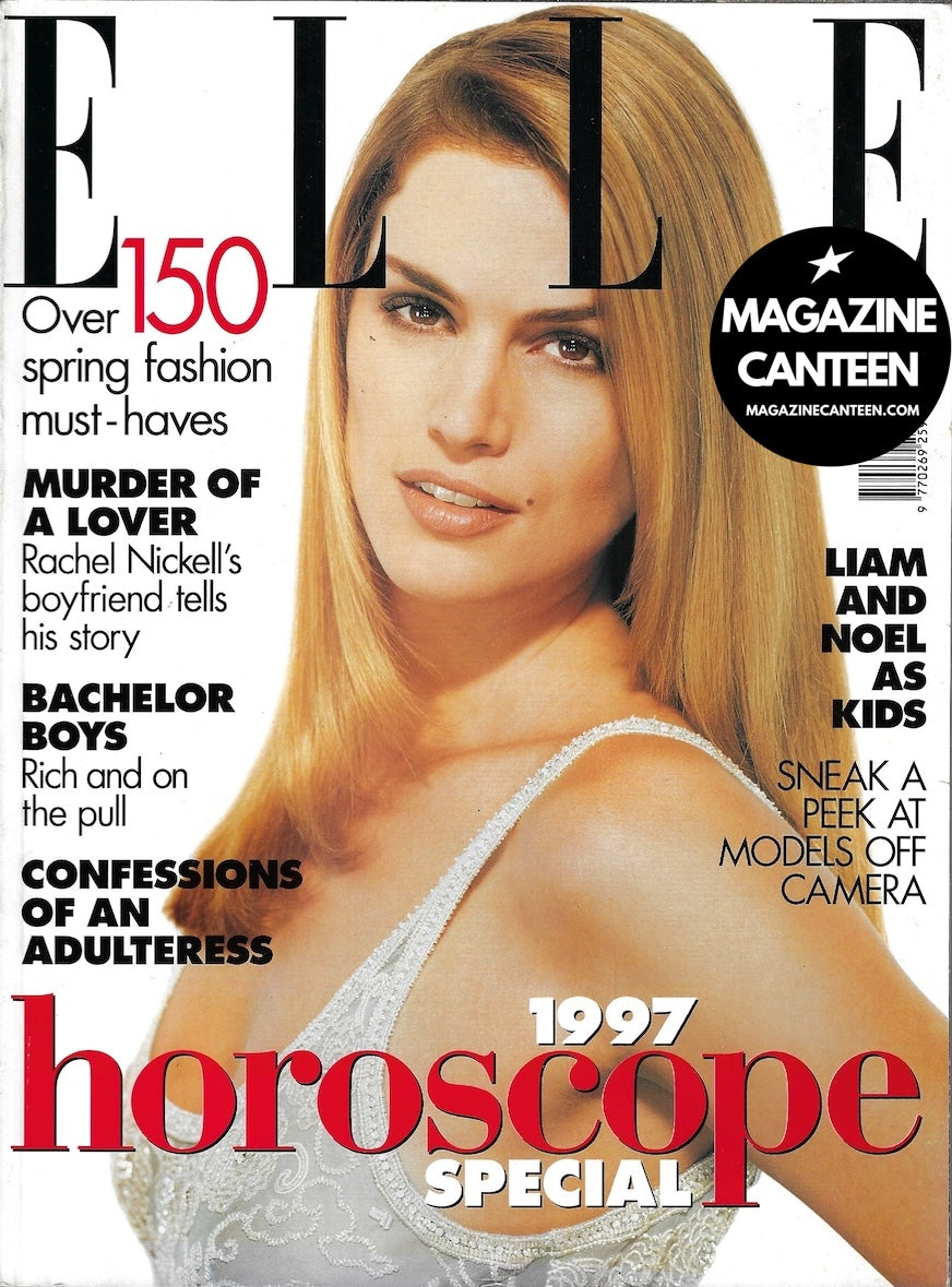 Elle Magazine - CINDY CRAWFORD Laura Ponte Rosemary Ferguson