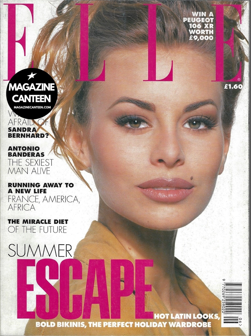 Elle Magazine - NIKI TAYLOR Antonio Banderas SANDRA BERNHARD Gail Elliott