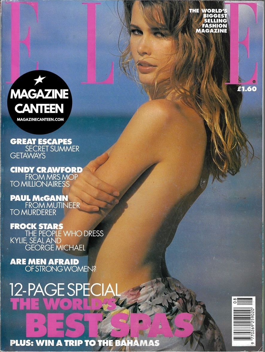Elle Magazine - Claudia Schiffer PAUL MCGANN Yasmin Le Bon CINDY CRAWFORD